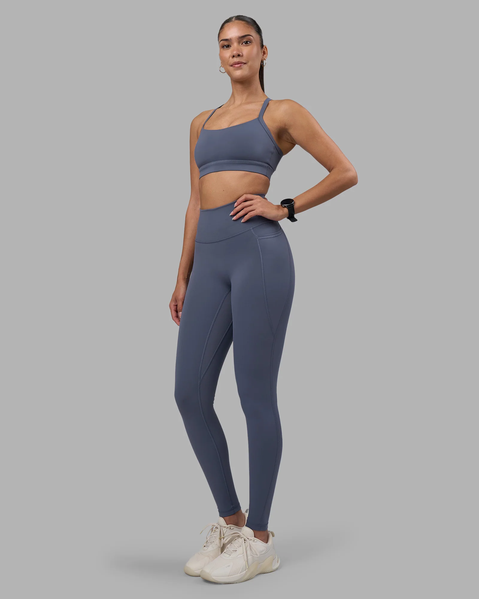 Fusion Ultra High-Rise Full Length Legging Pockets - Night Shadow - Image 5