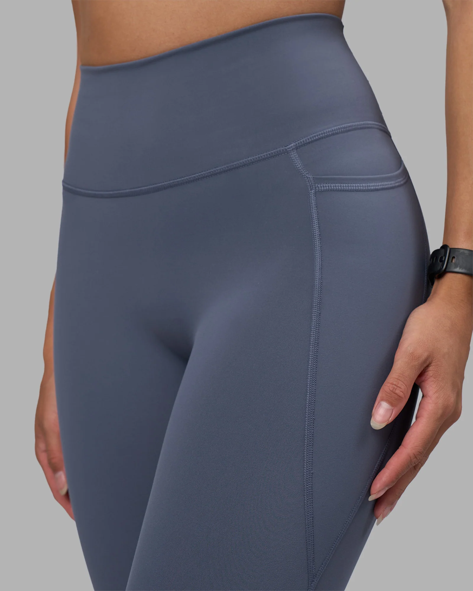 Fusion Ultra High-Rise Full Length Legging Pockets - Night Shadow - Image 6