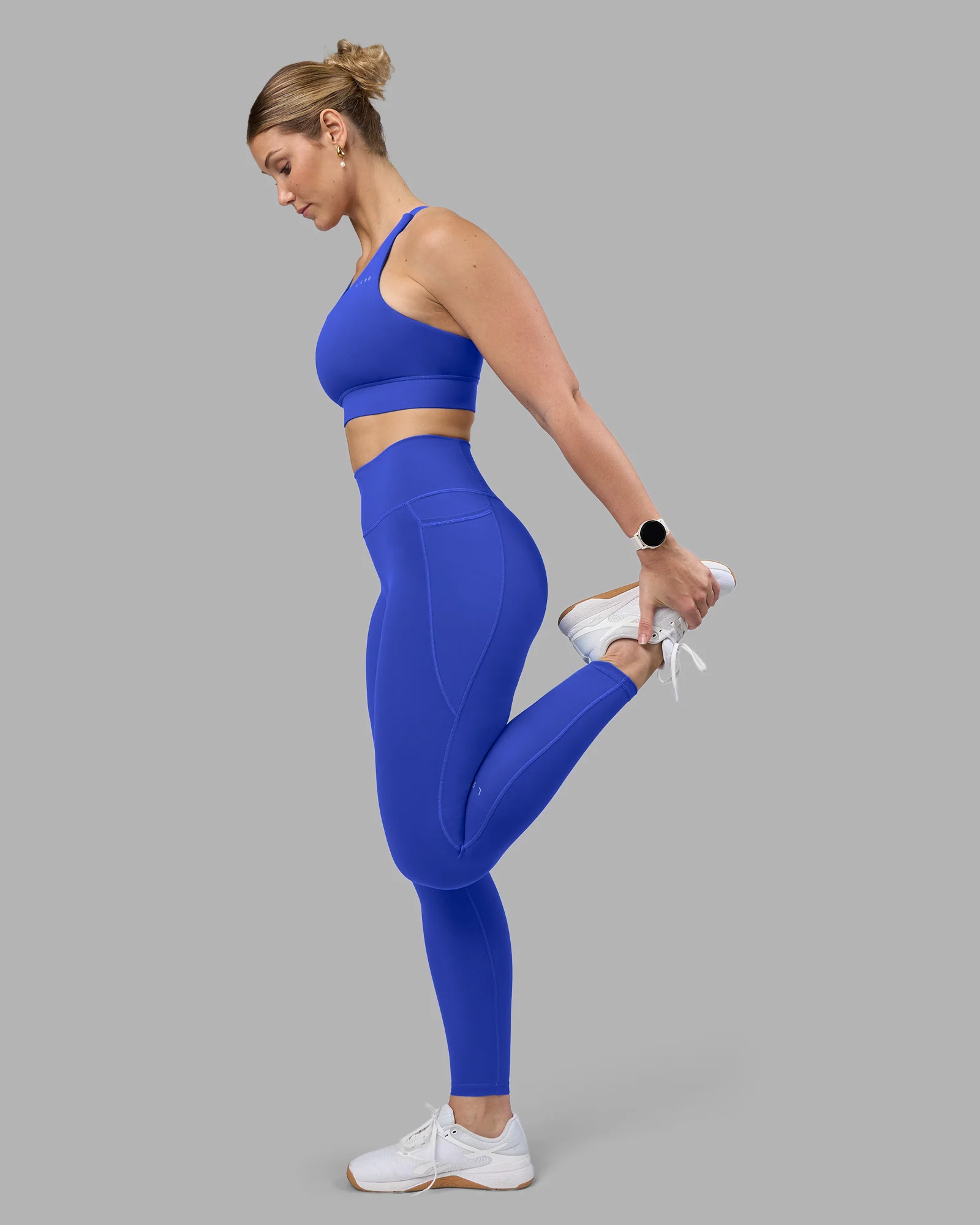Fusion Ultra High-Rise Full Length Legging Pockets - Power Cobalt - Image 11