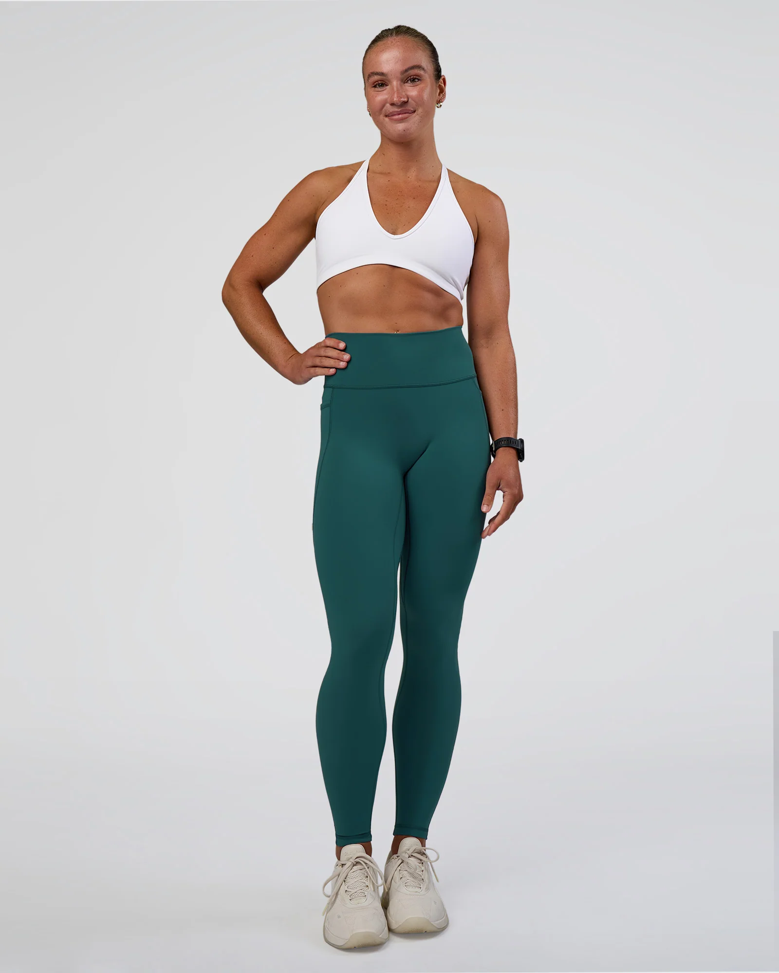 Fusion Ultra High-Rise Full Length Legging Pockets - Transformative Teal - Image 2