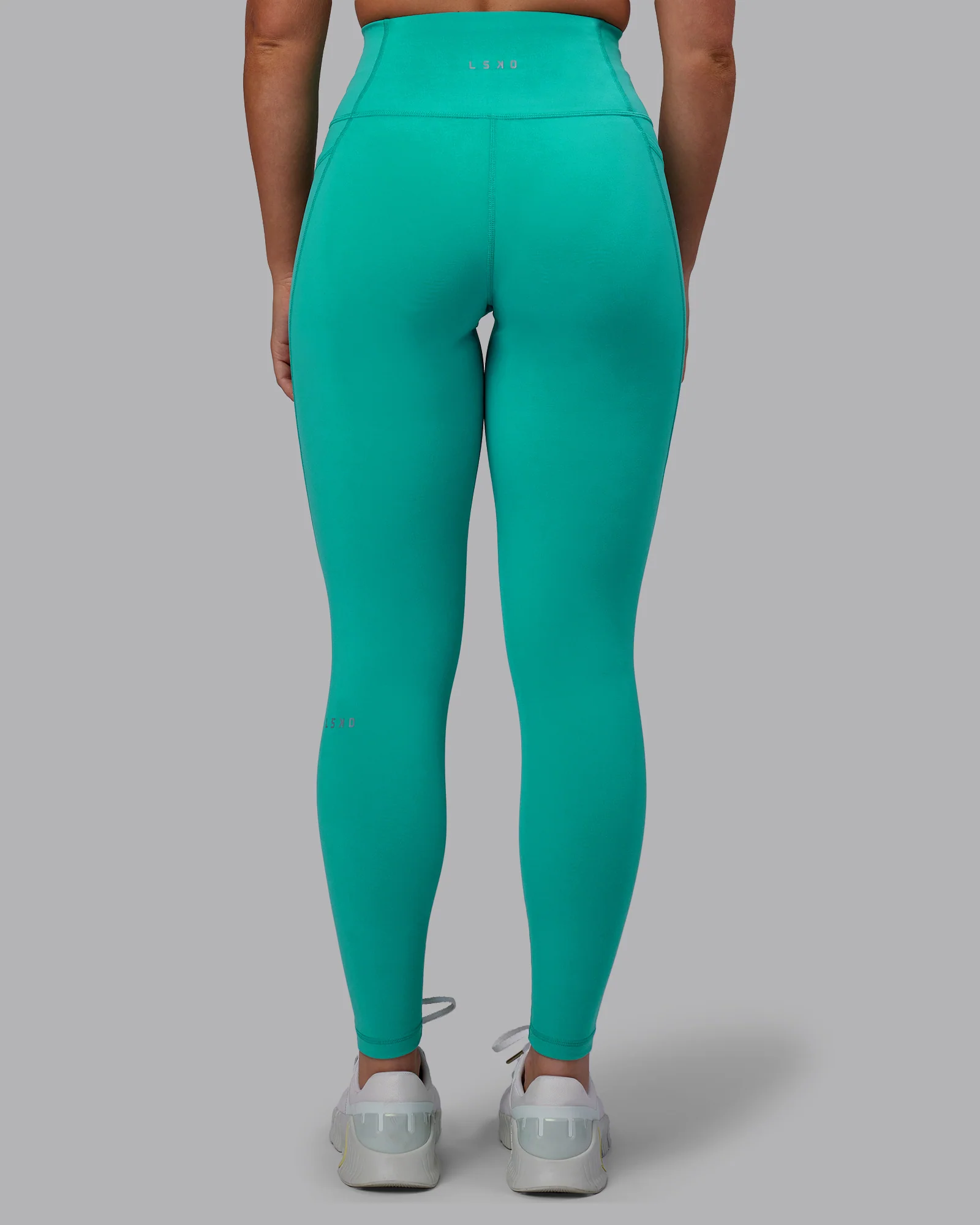 Fusion Ultra High-Rise Full Length Legging Pockets - Turquoise Tide - Image 3
