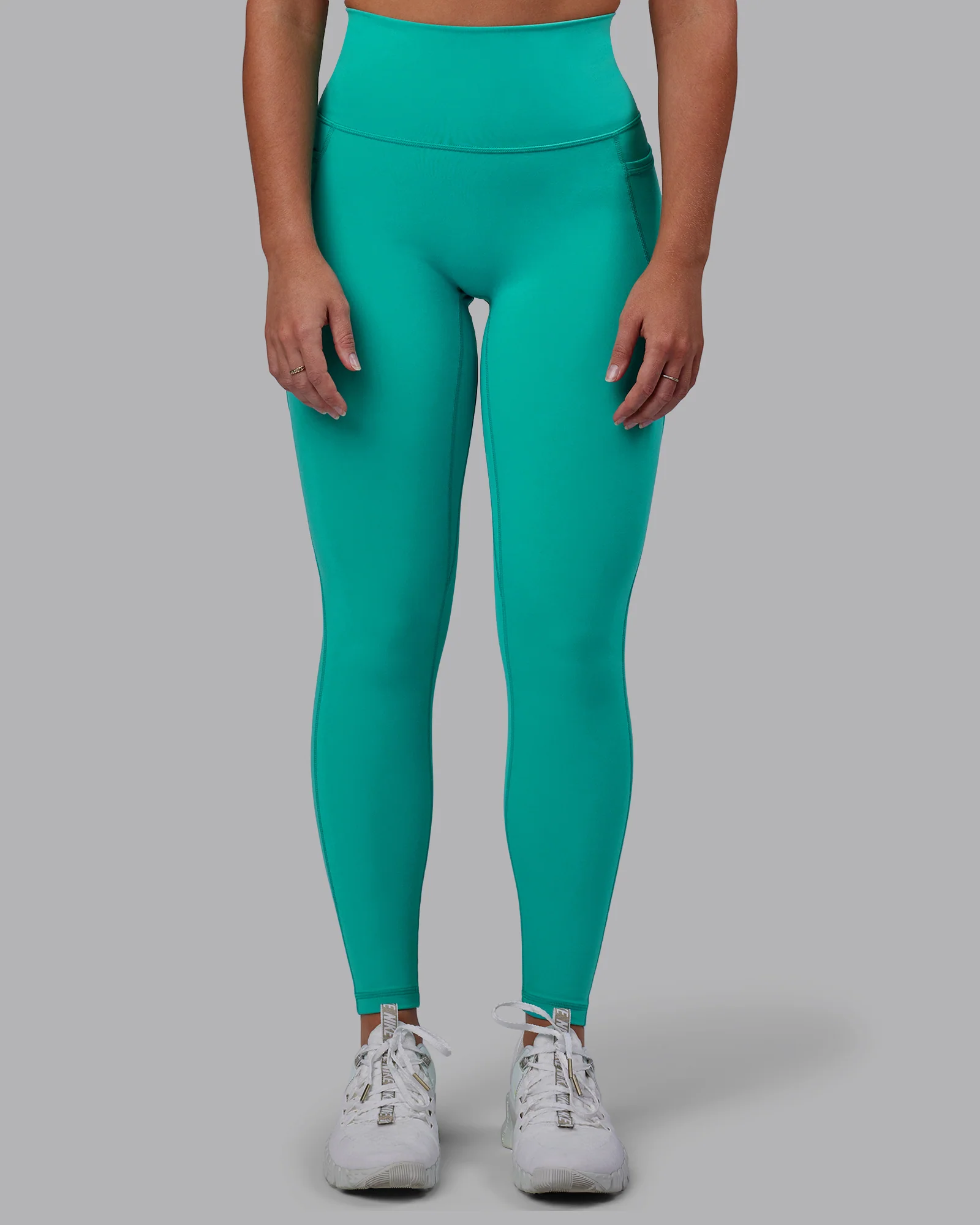 Fusion Ultra High-Rise Full Length Legging Pockets - Turquoise Tide - Image 8
