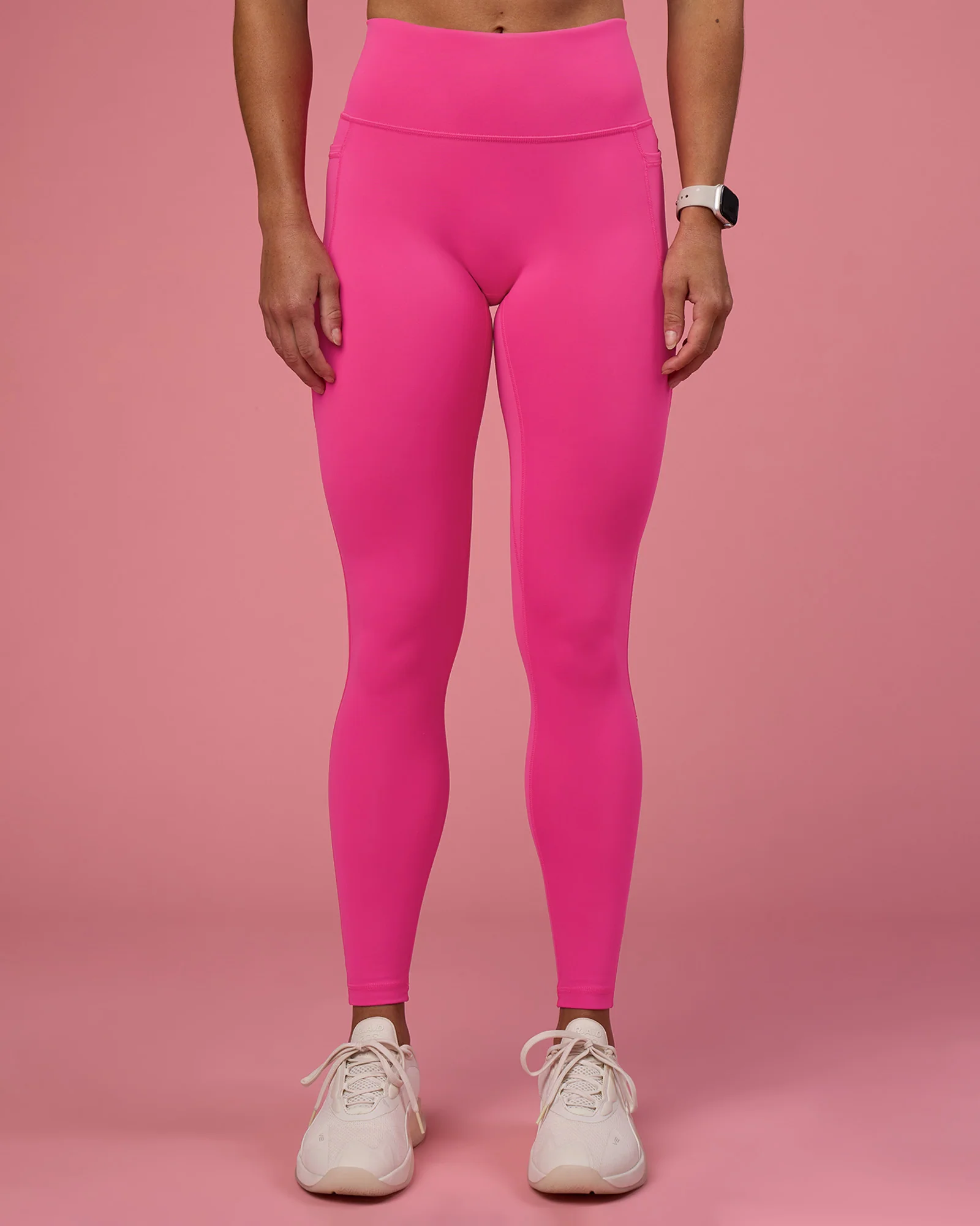 Fusion Ultra High-Rise Full Length Legging Pockets - Ultra Pink - Image 7
