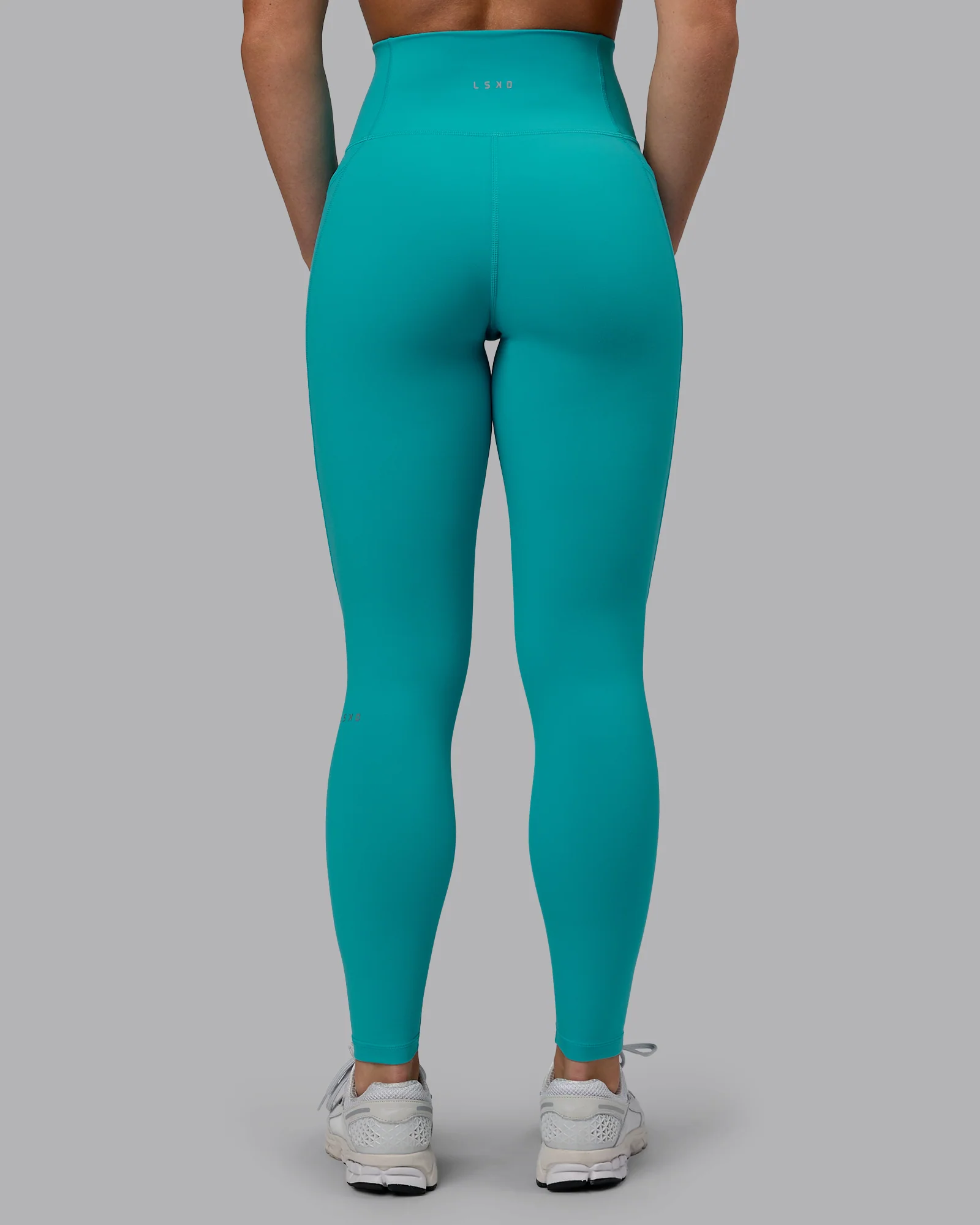 Fusion Ultra High-Rise Full Length Legging Pockets - Uplift Blue - Image 4