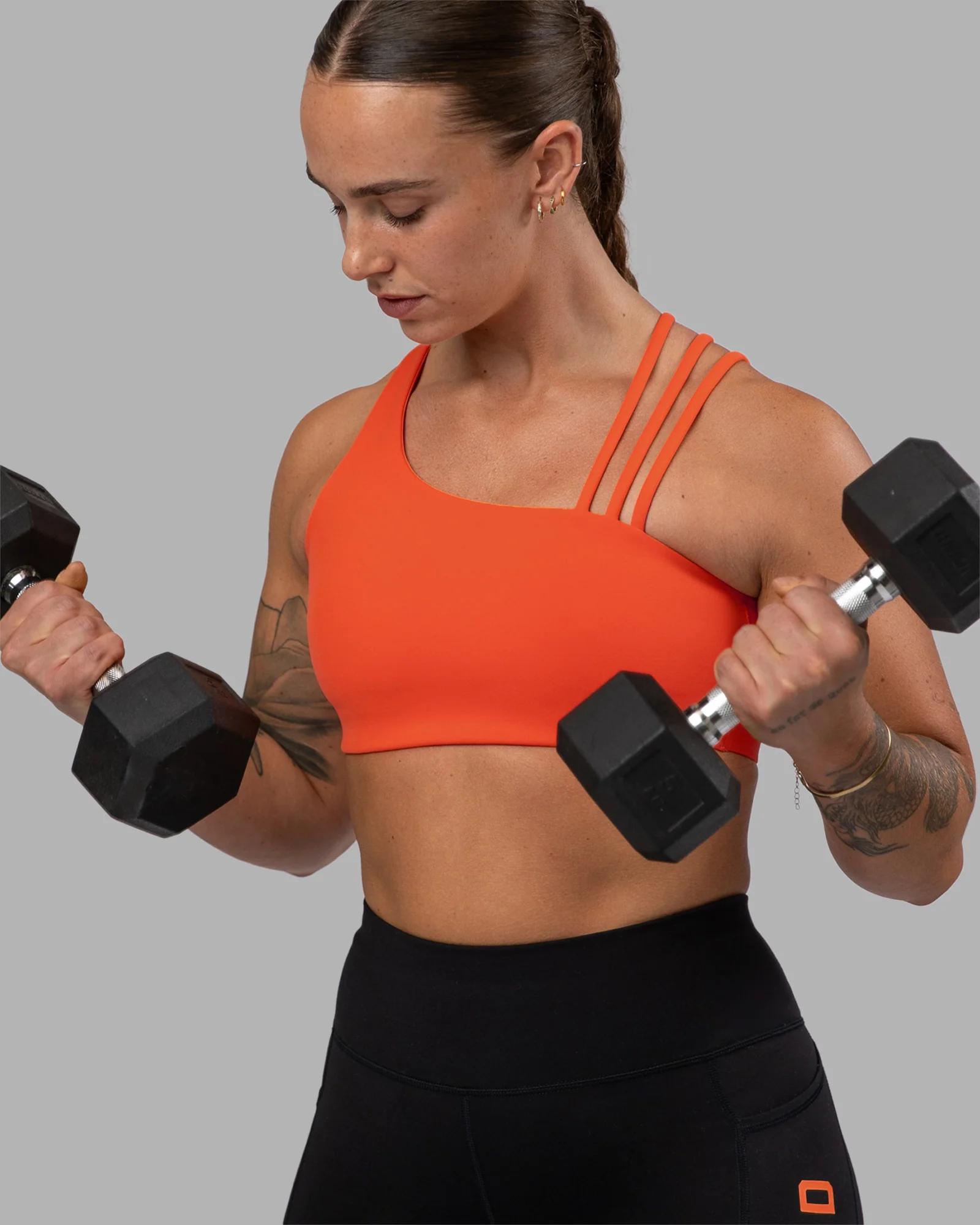 Galvanise Sports Bra 2.0 - Ultra Orange - Image 5