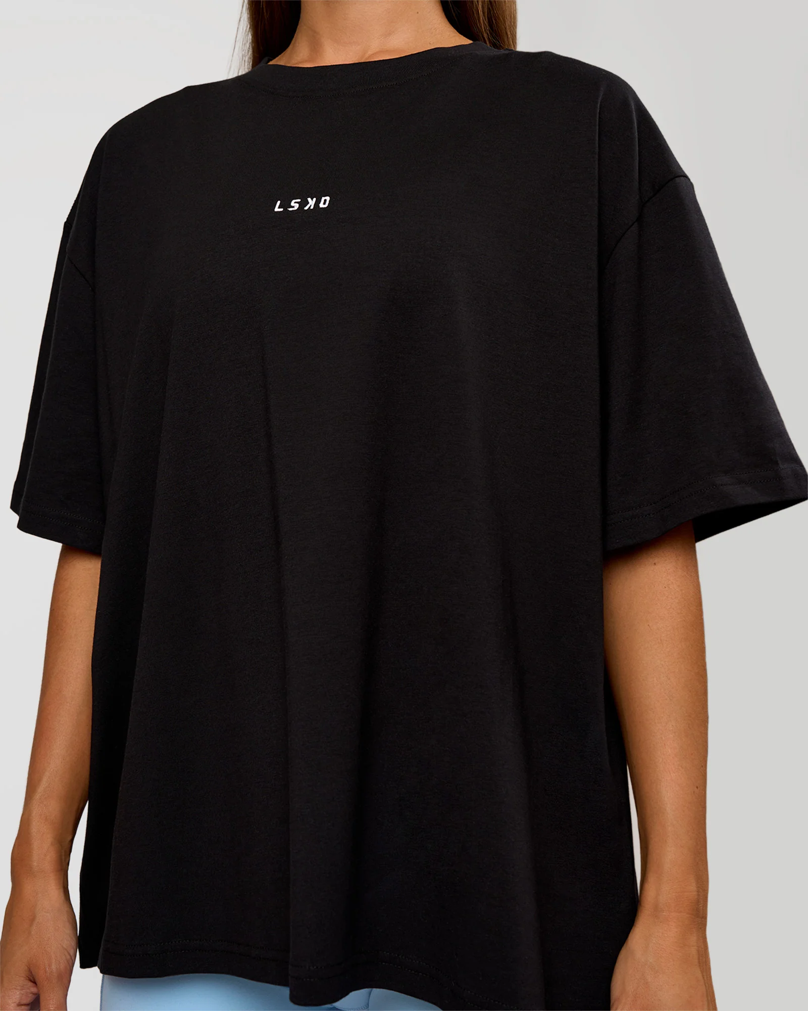 Go-To Break Through FLXCotton Oversized Tee - Black-Open Air - Image 5