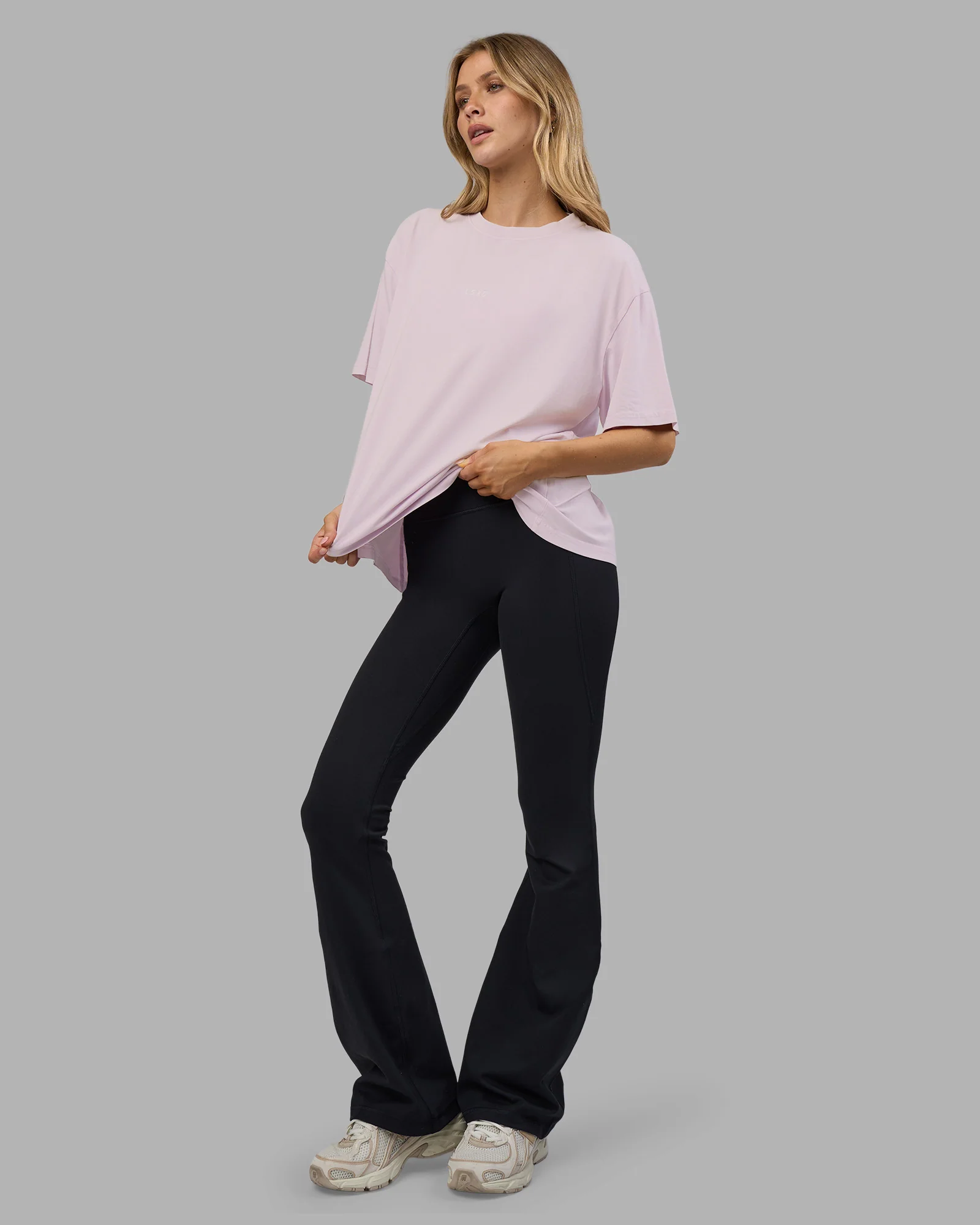 Go-To FLXCotton Oversized Tee - Fair Orchid Washed - Image 2