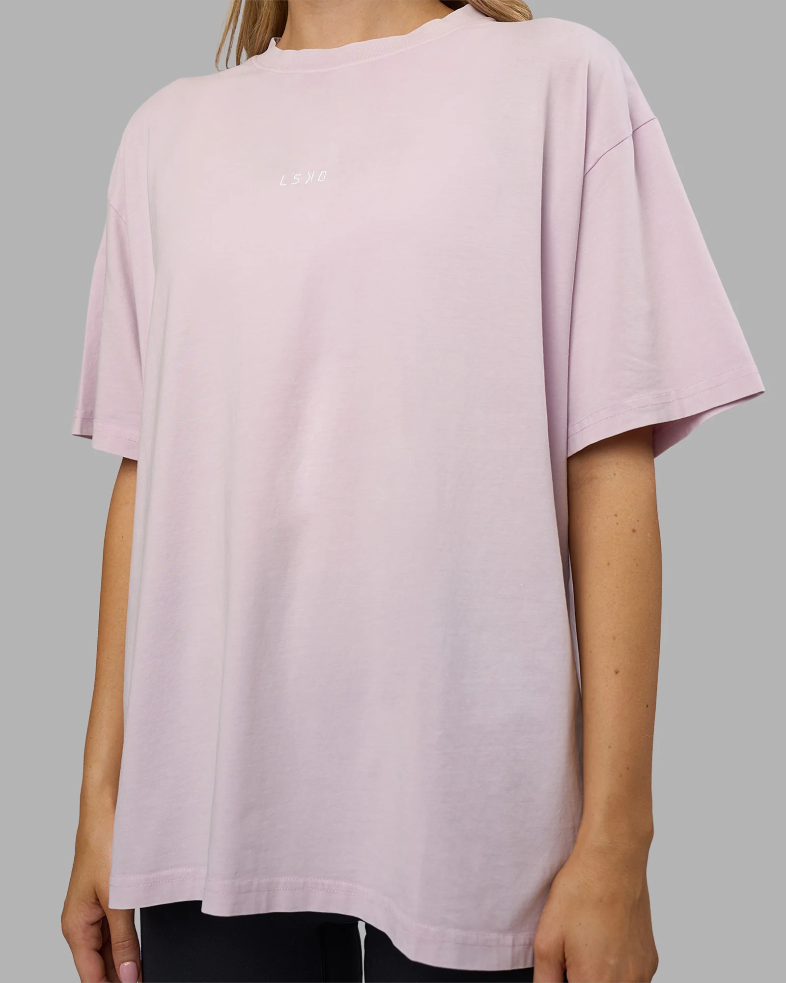 Go-To FLXCotton Oversized Tee - Fair Orchid Washed - Image 5