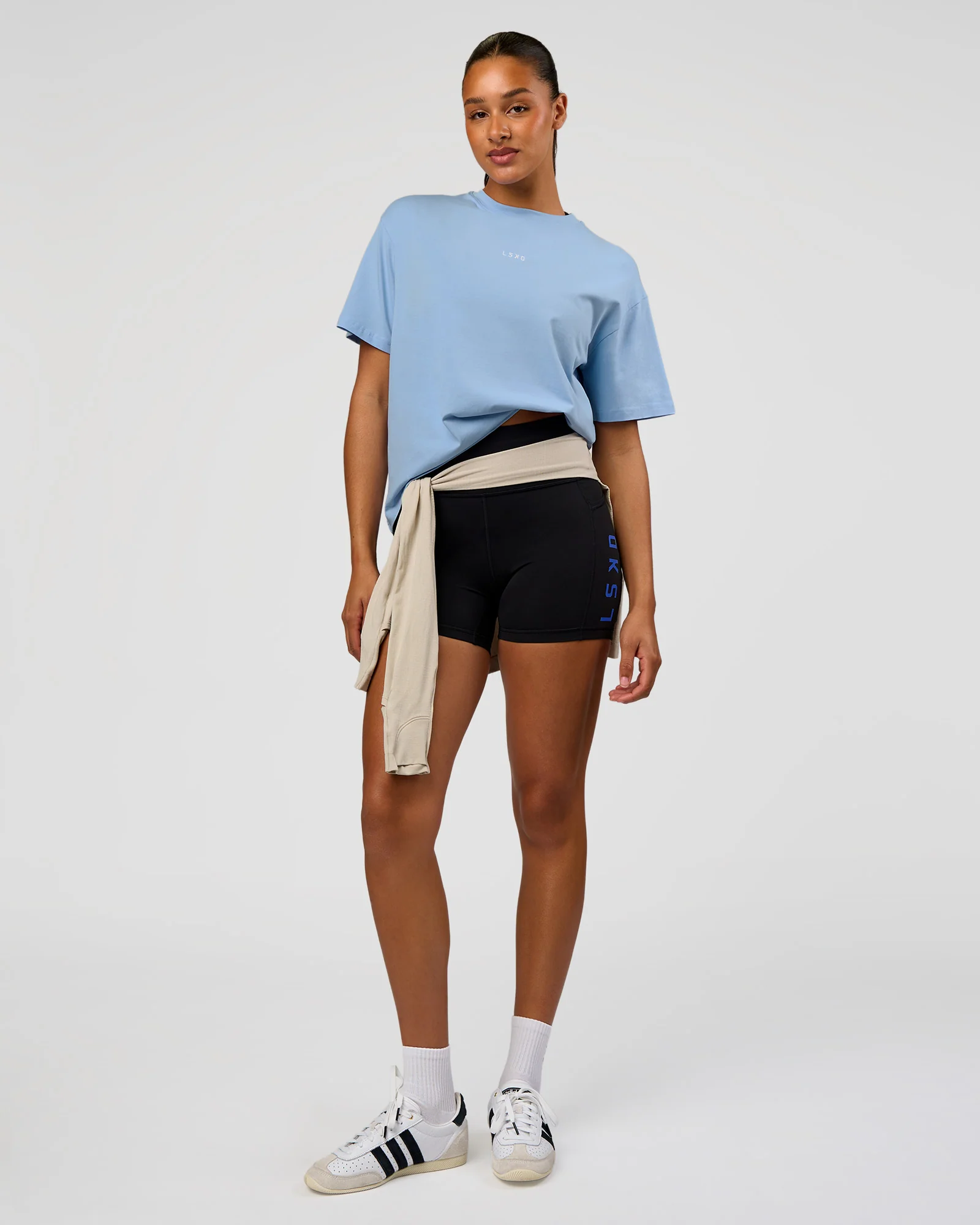 Go-To FLXCotton Oversized Tee - Open Air-White - Image 2