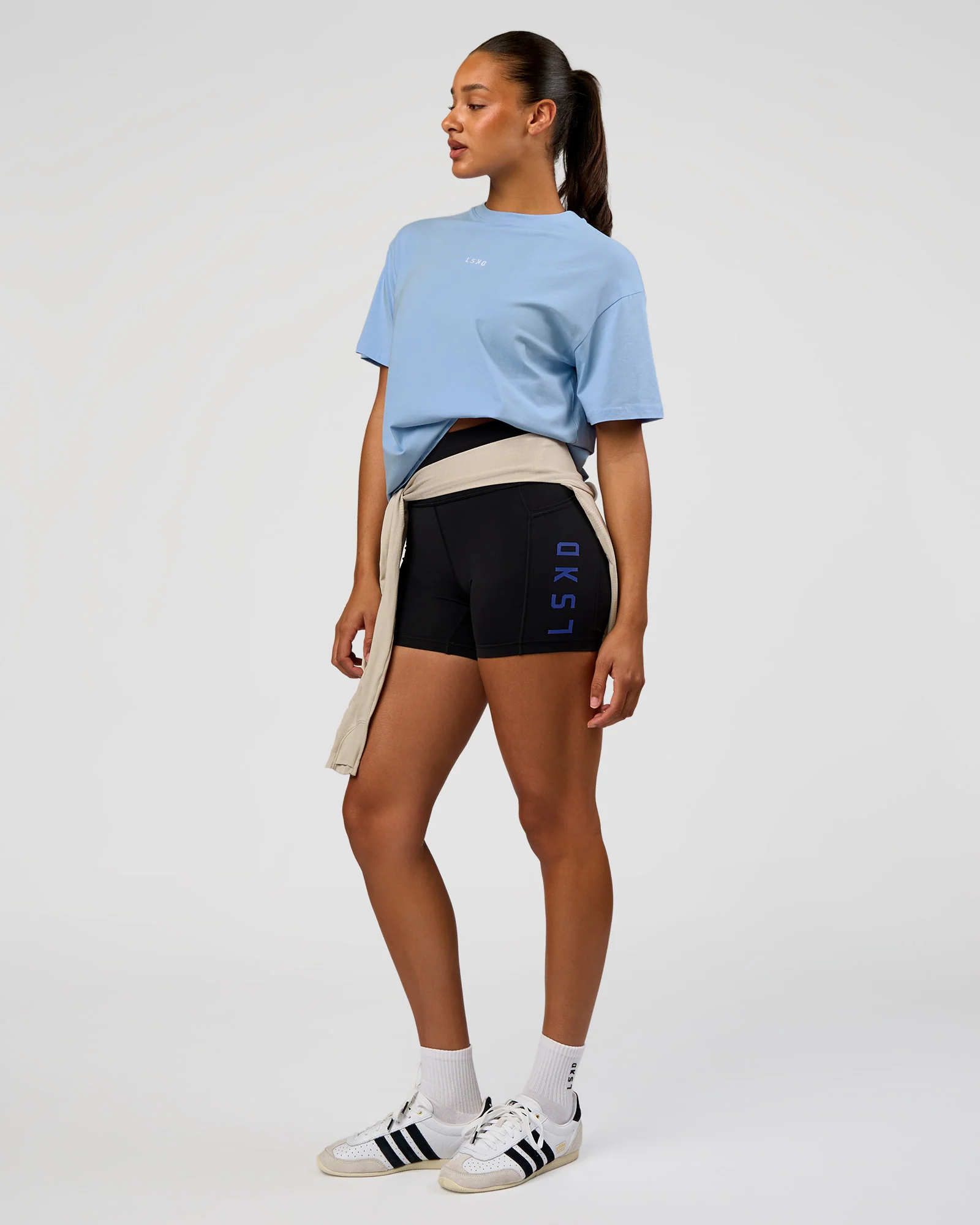 Go-To FLXCotton Oversized Tee - Open Air-White - Image 4