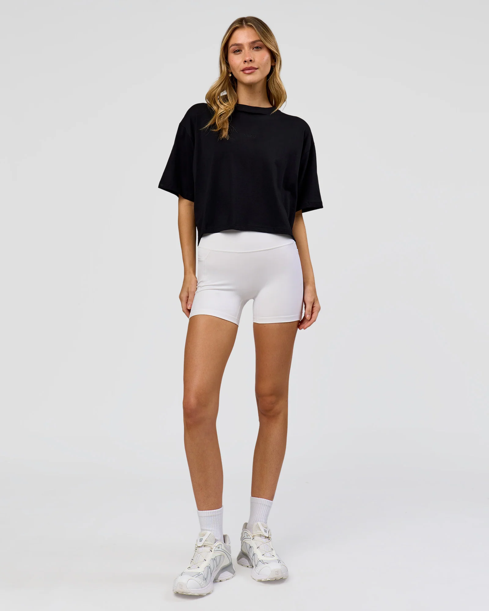 Go-To FLXCotton Skimmer Tee - Black-Black - Image 2