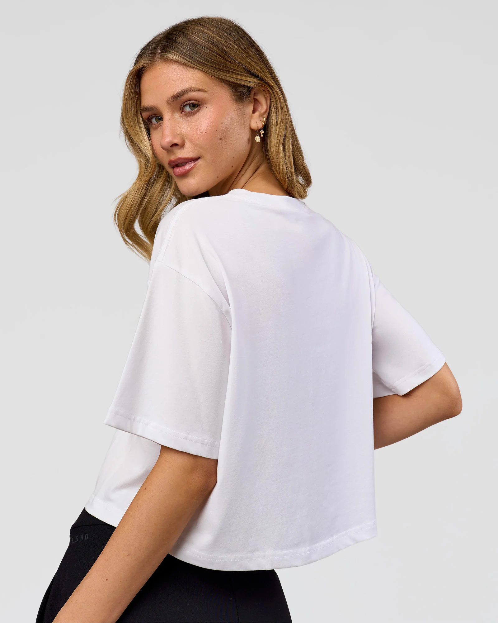 Go-To FLXCotton Skimmer Tee - White-White - Image 3