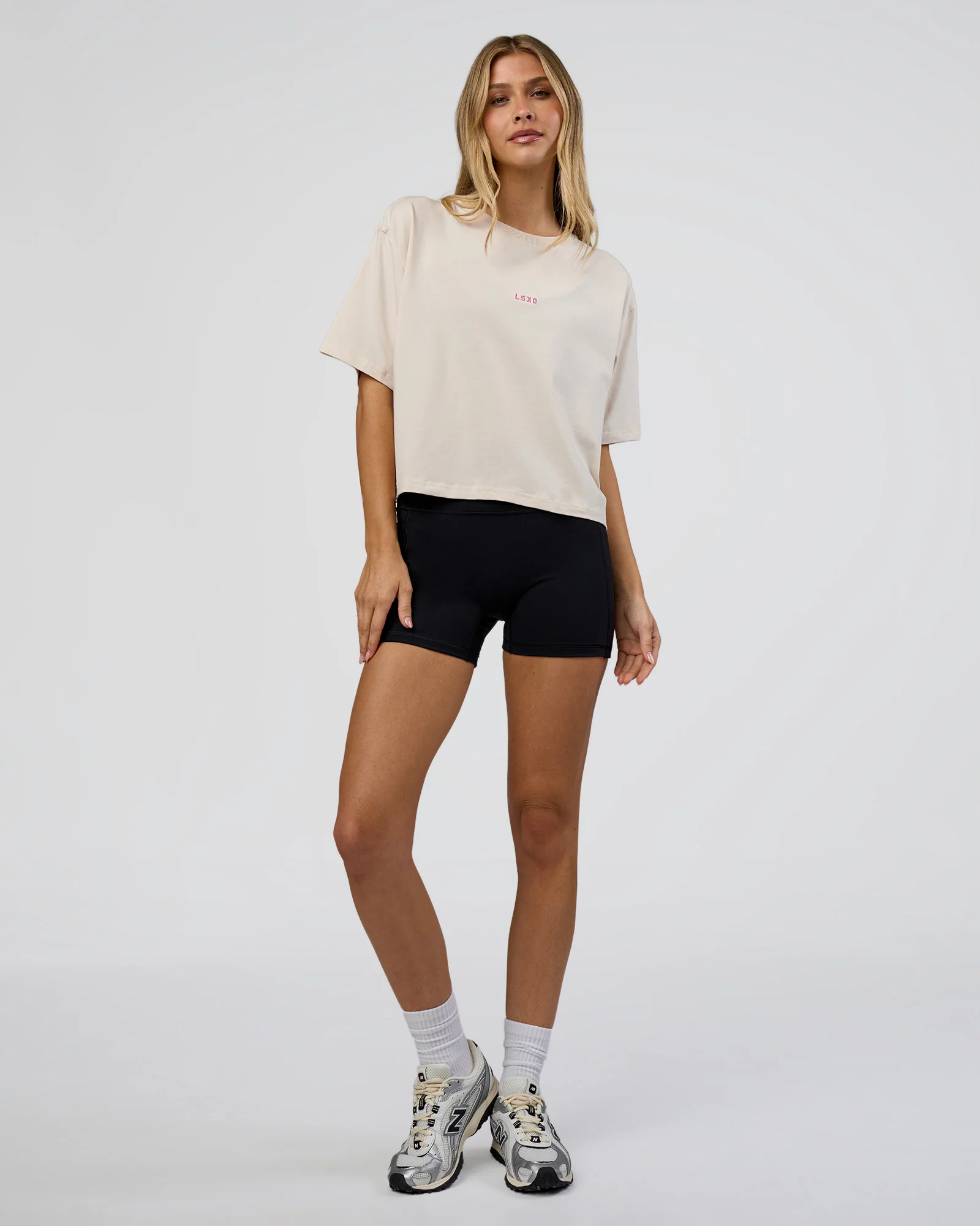 Go-To Heavyweight FLXCotton Graphic Skimmer Tee - Off White-Multi - Image 5