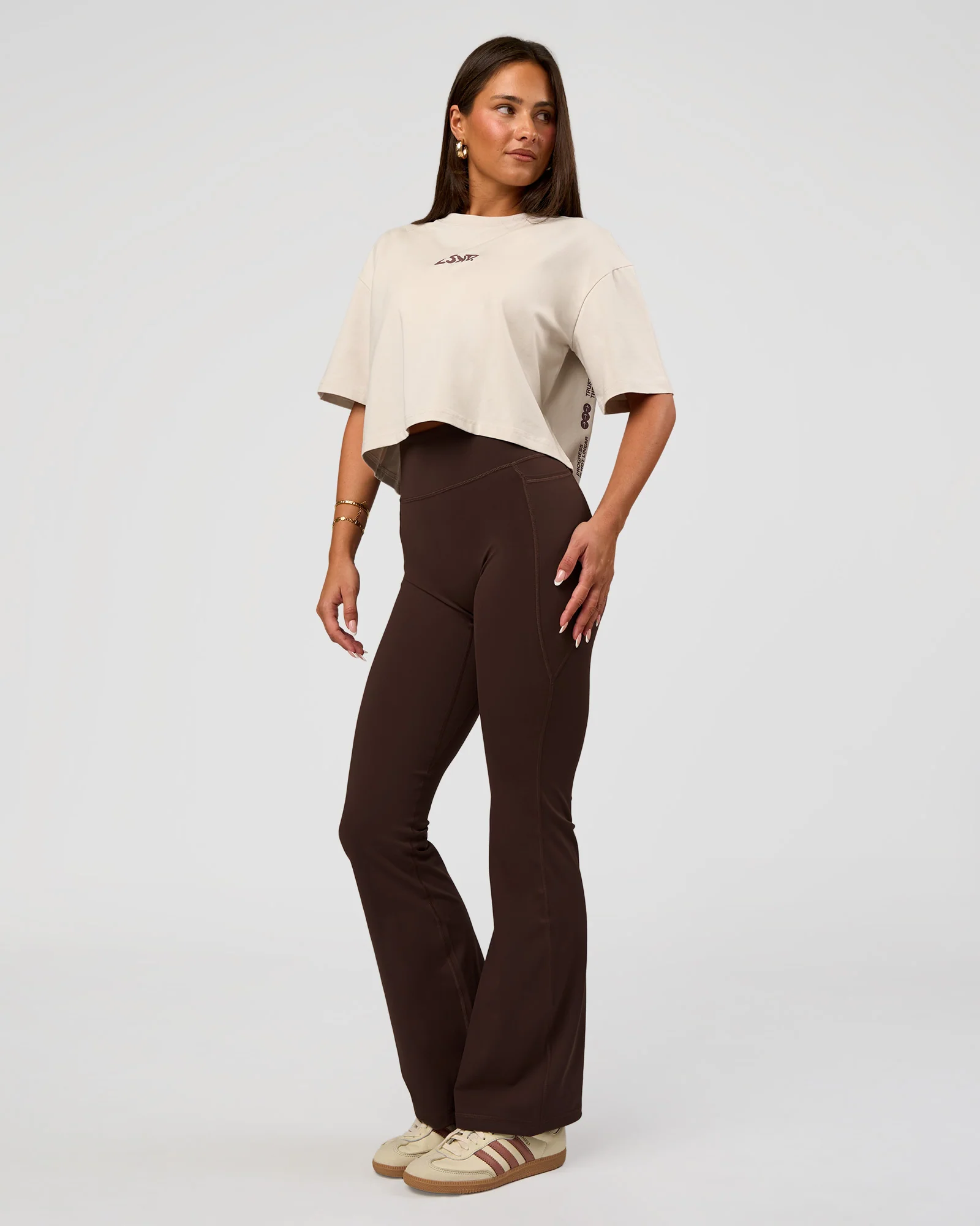 Go-To Heavyweight FLXCotton Street Tee - Clay-Cocoa Powder - Image 3