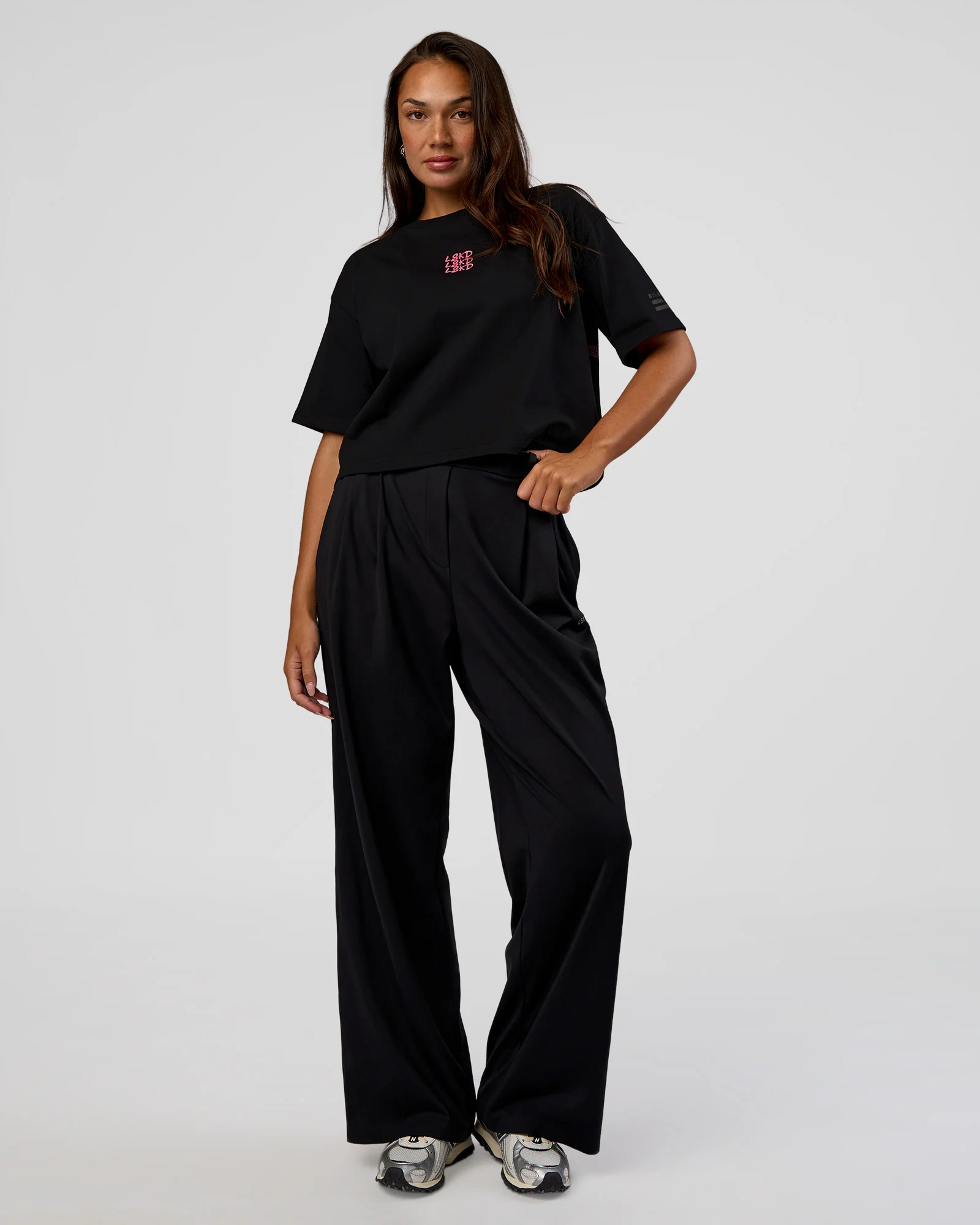 Go-To Heavyweight Reflective Skimmer Tee - Black-Reflective - Image 4