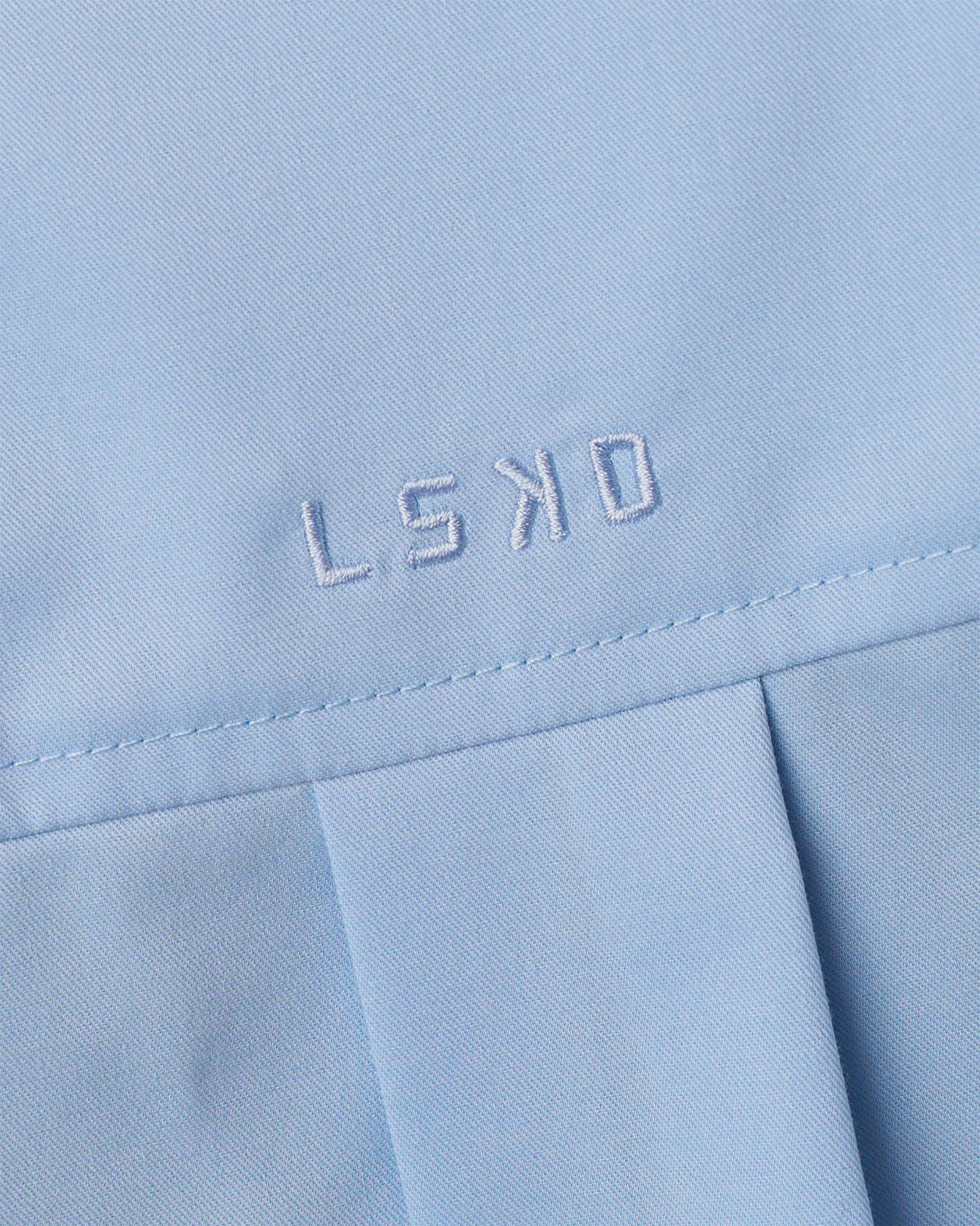Go-To Oversized Shirt - Poplin Blue - Image 7