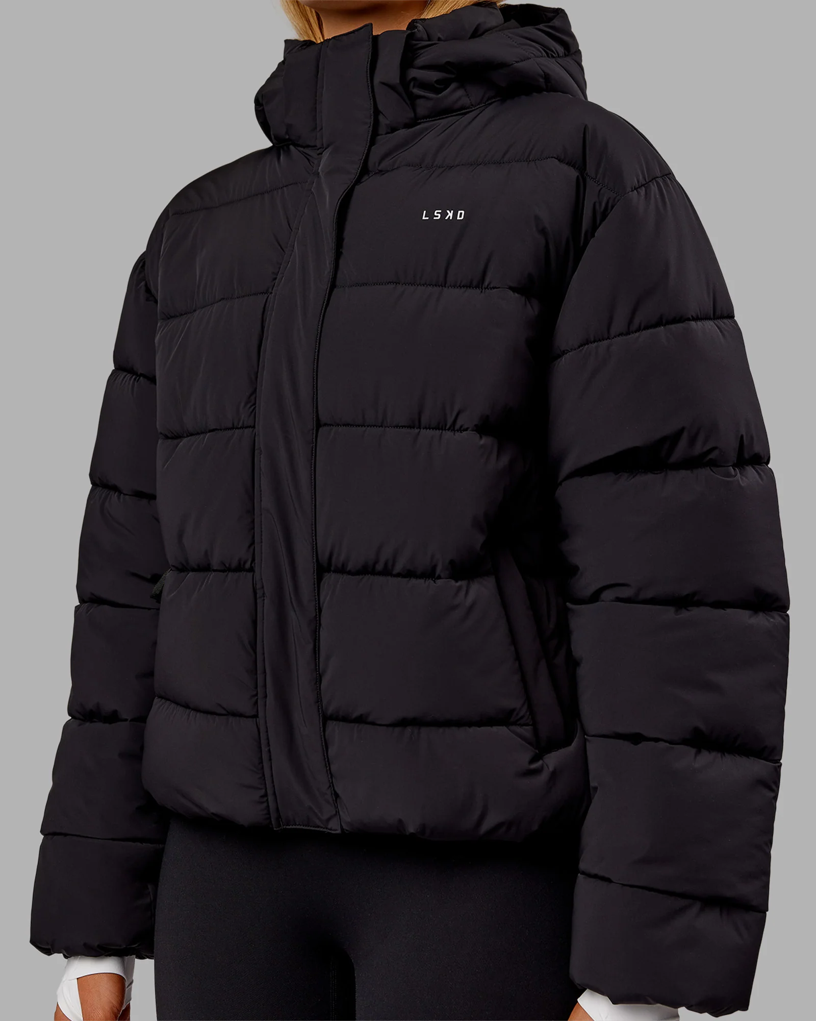 Go-To Puffer Jacket - Black - Image 12