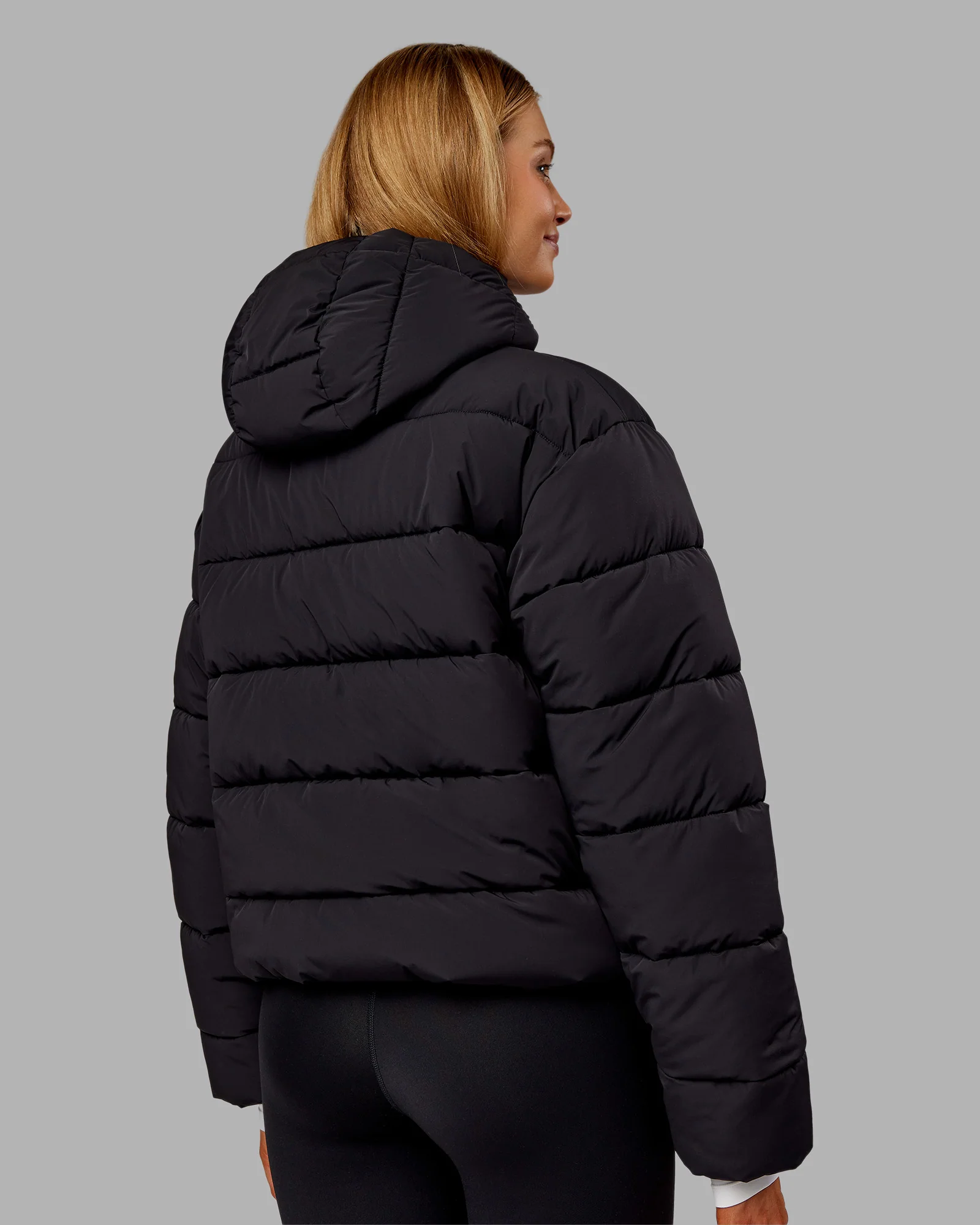 Go-To Puffer Jacket - Black - Image 4