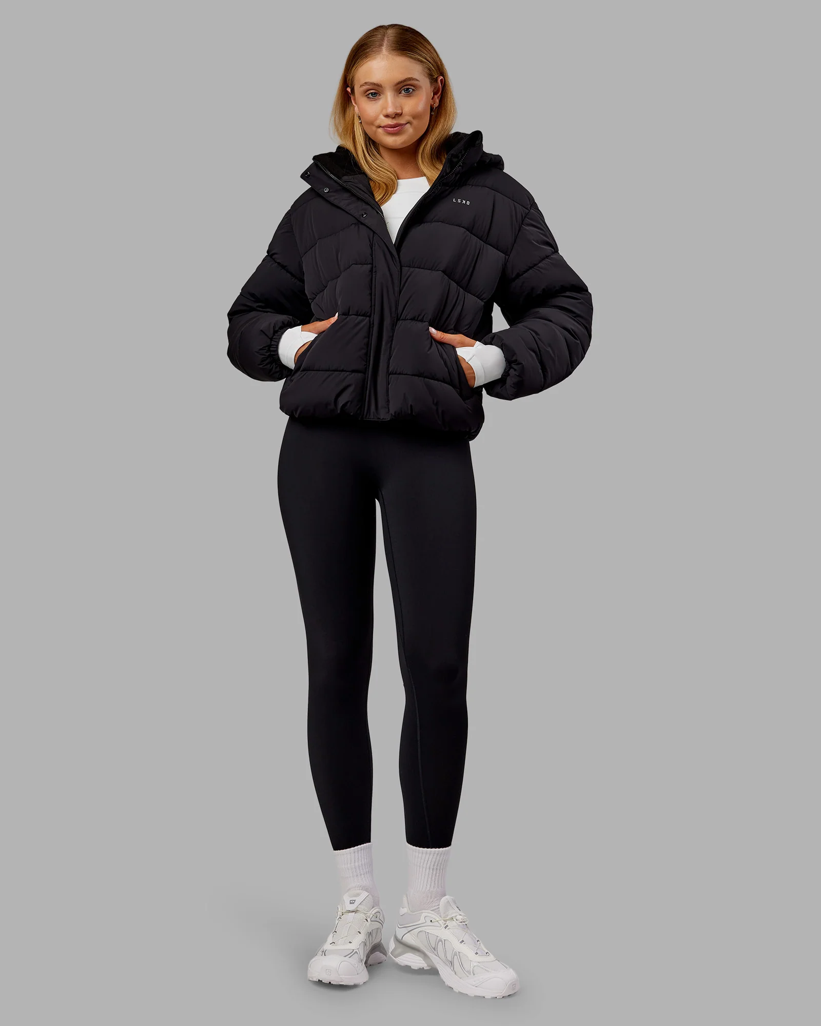 Go-To Puffer Jacket - Black - Image 5