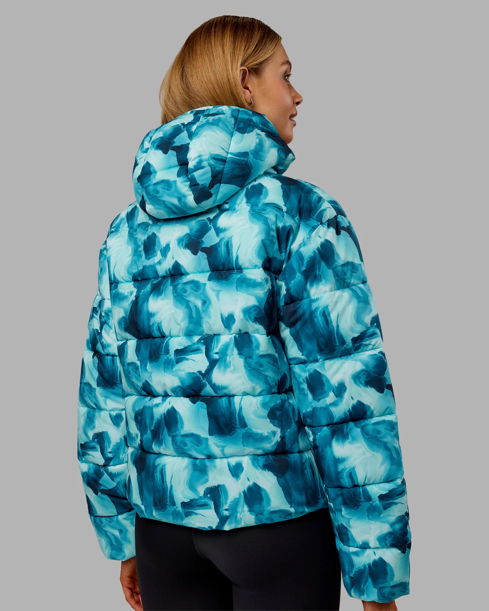Go-To Puffer Jacket - Dazed Print - Image 3