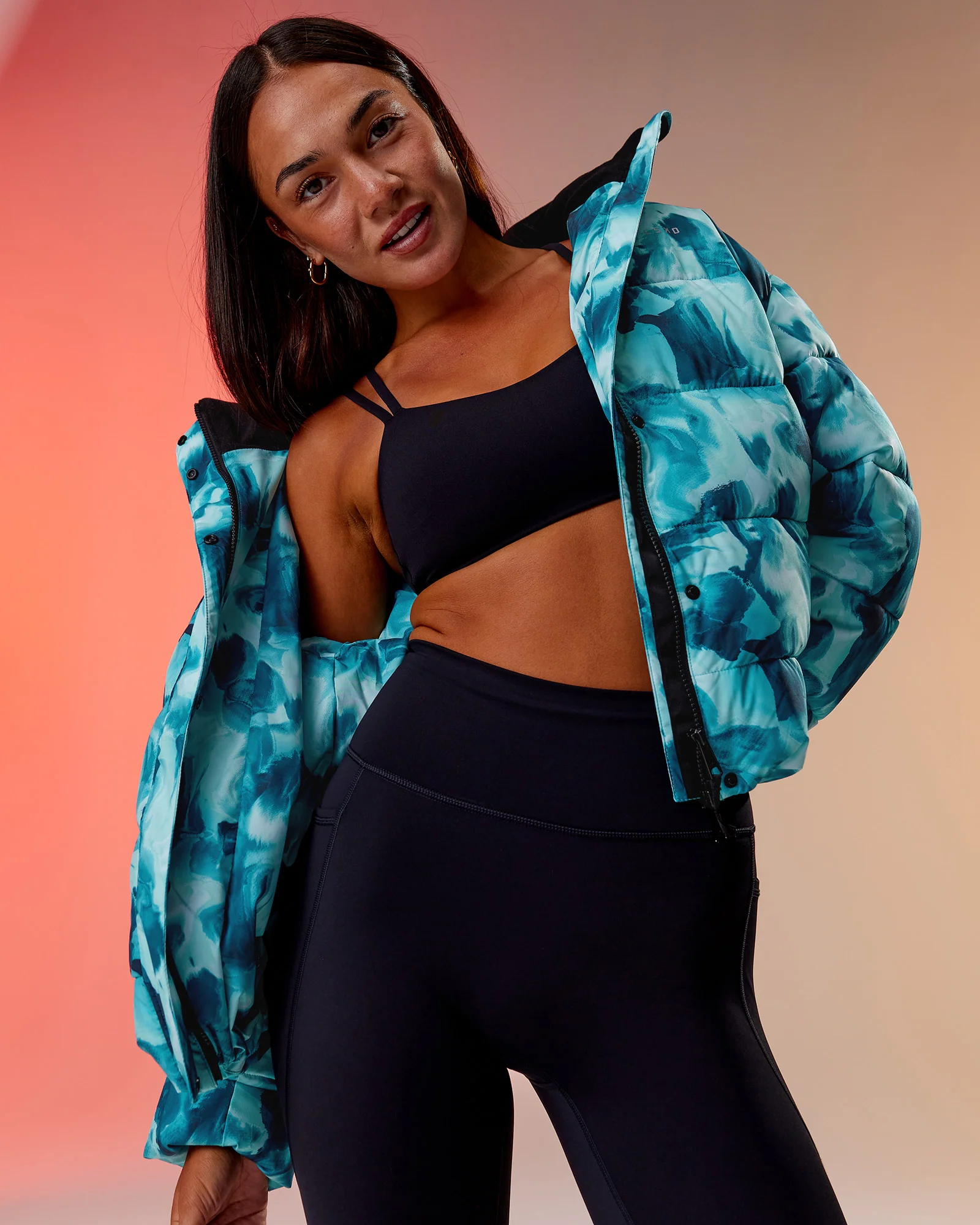 Go-To Puffer Jacket - Dazed Print - Image 4