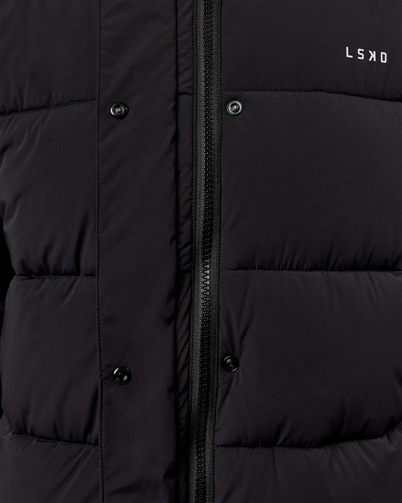 Go-To Puffer Long Jacket - Black - Image 8