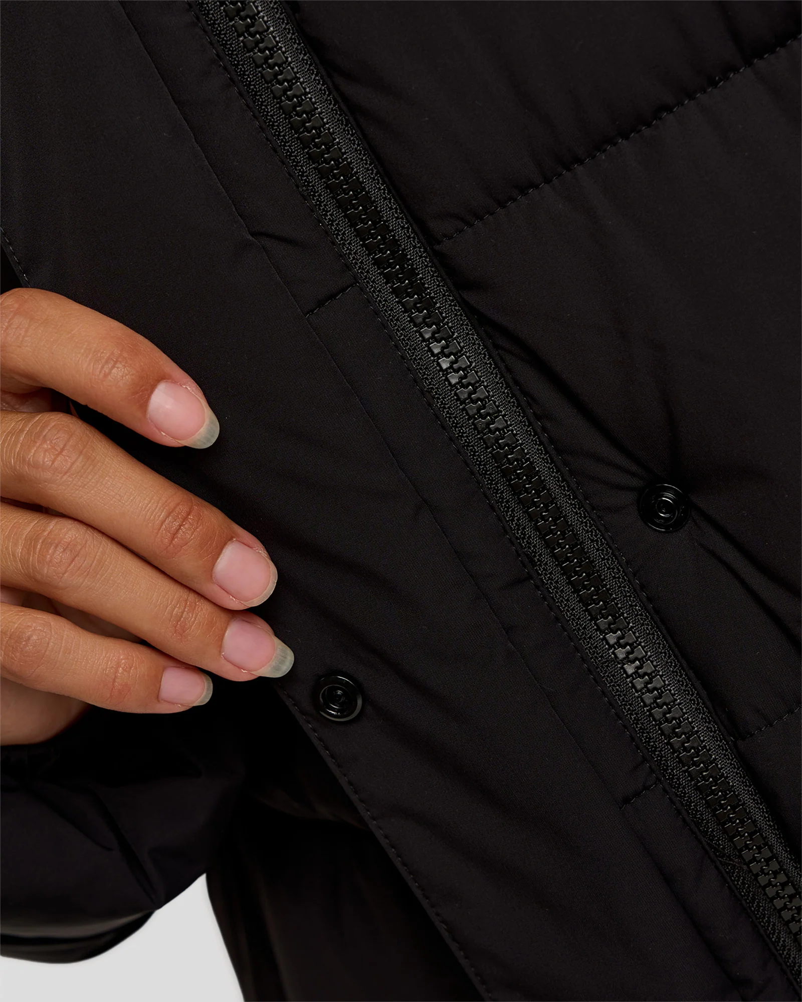 Go-To Puffer Mid Jacket - Black - Image 5