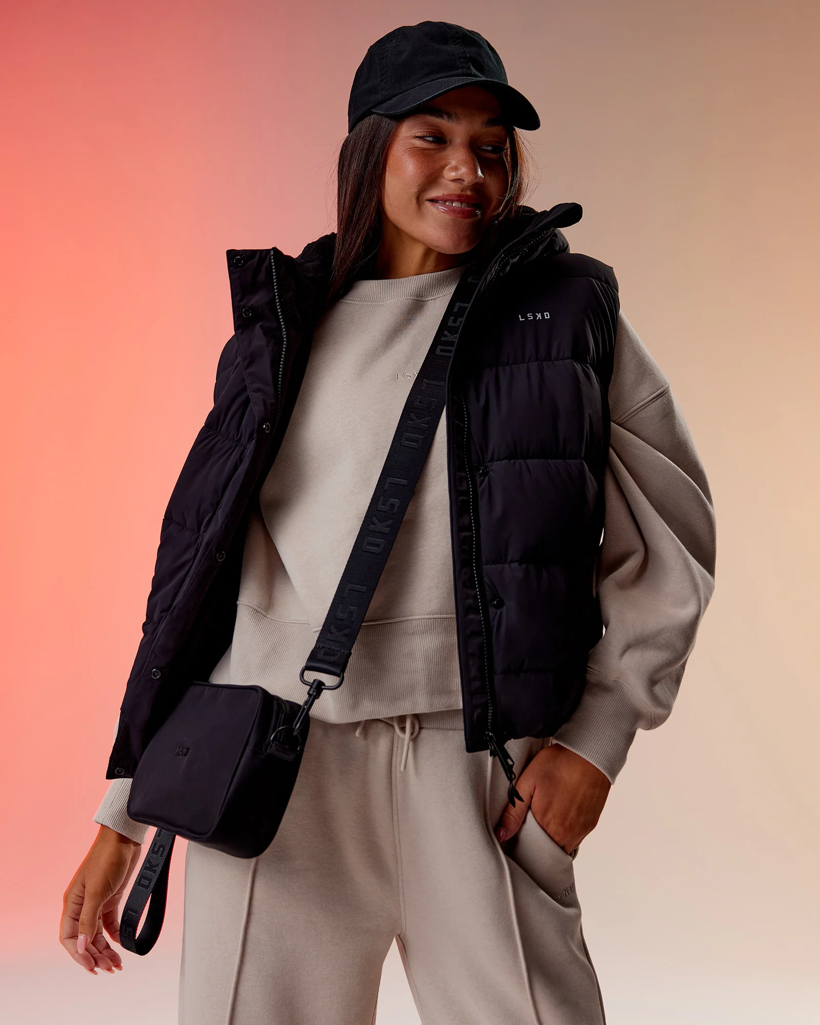 Go-To Puffer Vest - Black - Image 4