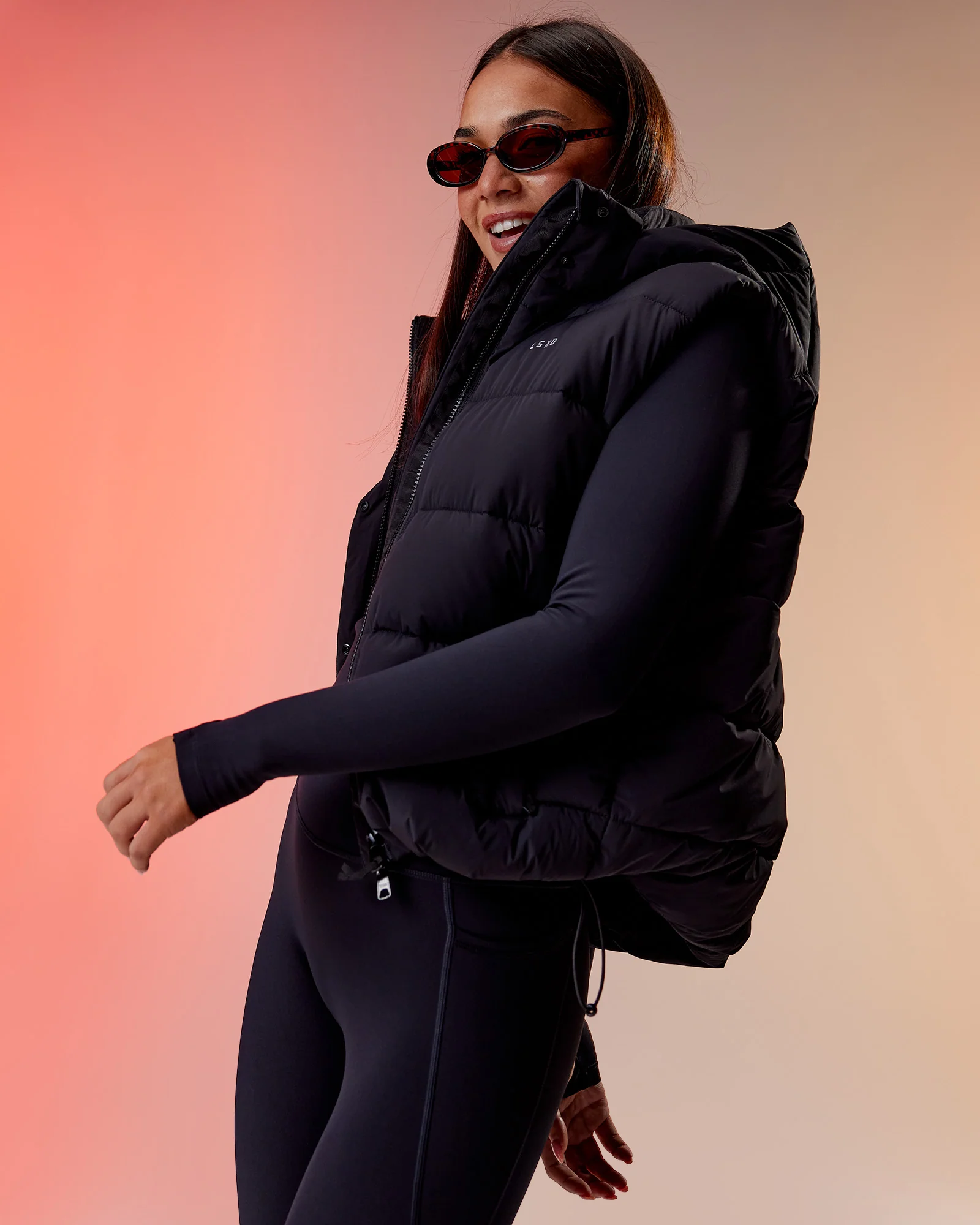 Go-To Puffer Vest - Black - Image 5