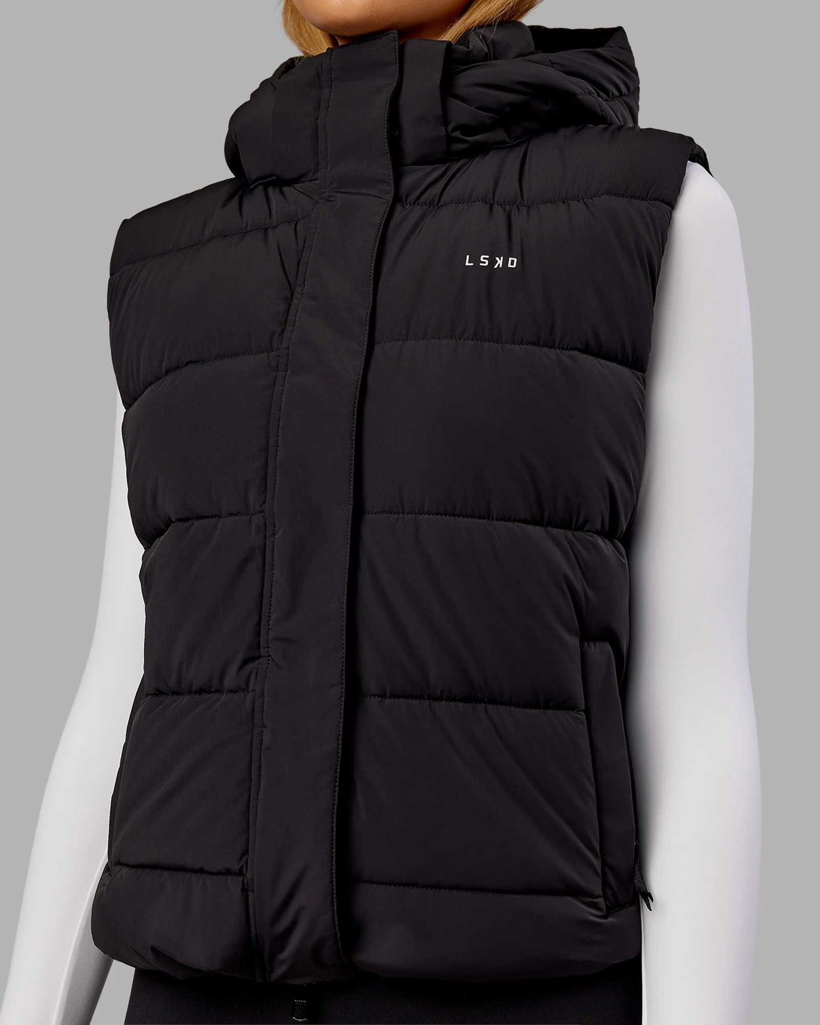 Go-To Puffer Vest - Black - Image 9