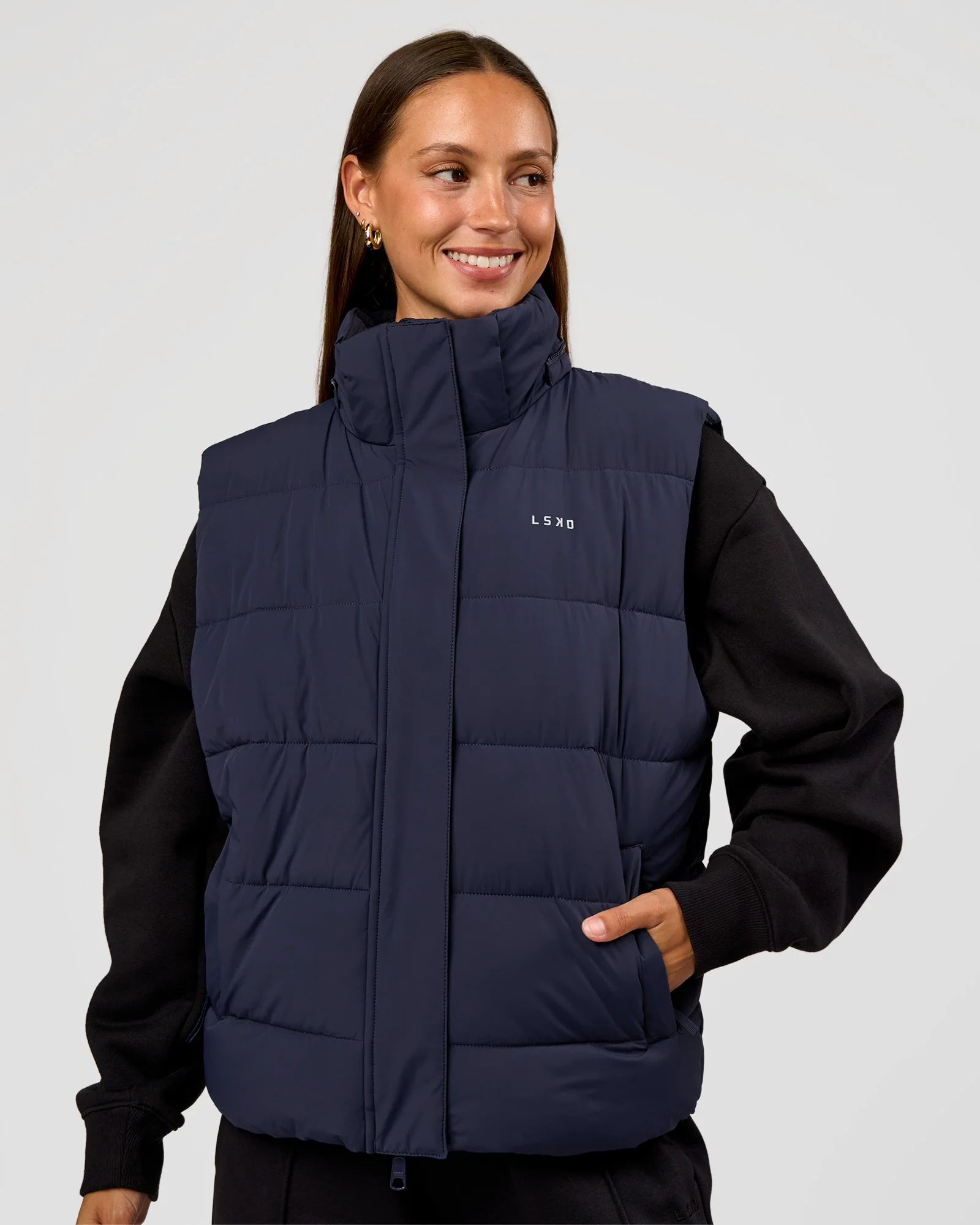 Go-To Puffer Vest - Future Navy - Image 7