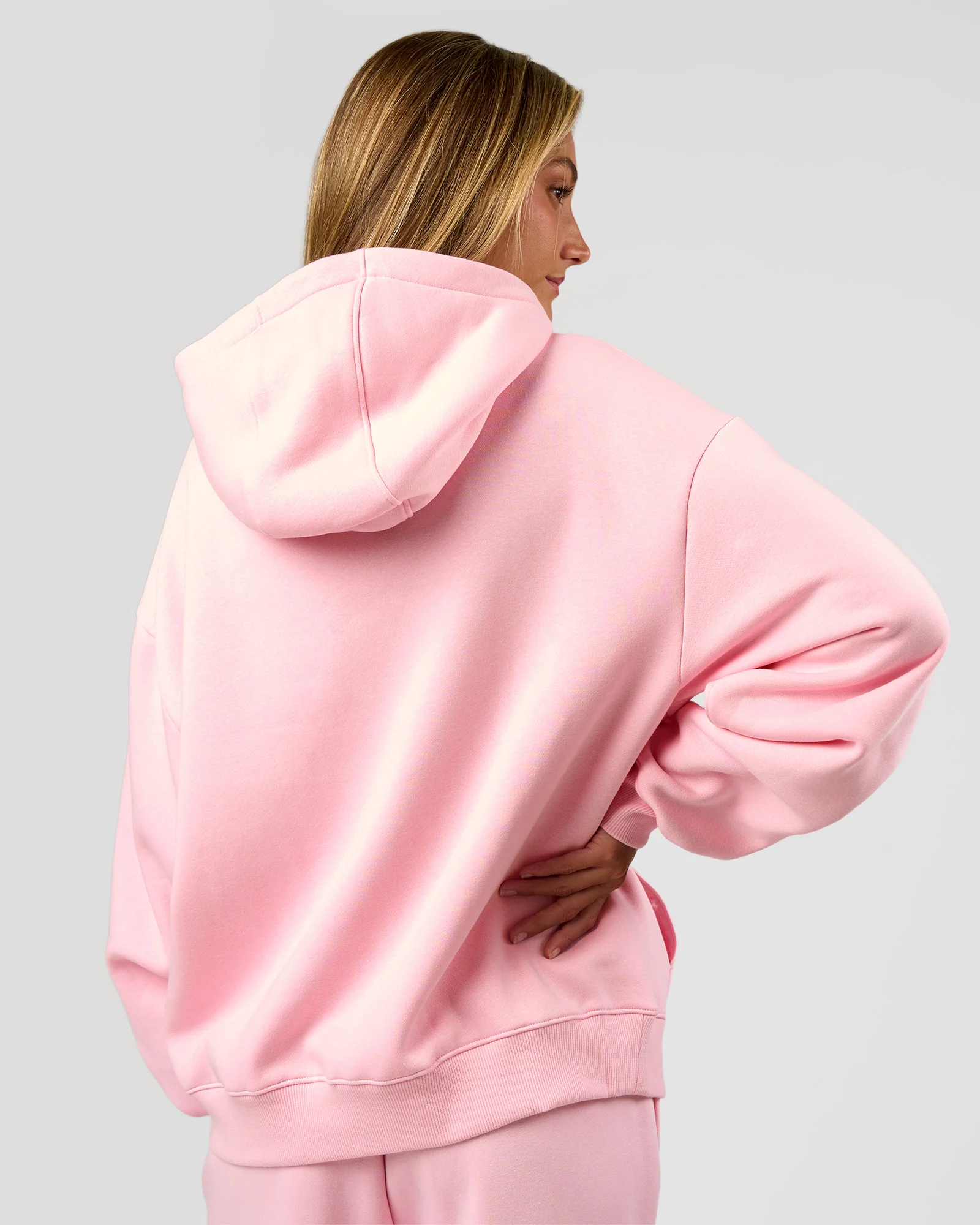 Go-To Script Oversized Hoodie - Marshmallow - Image 4
