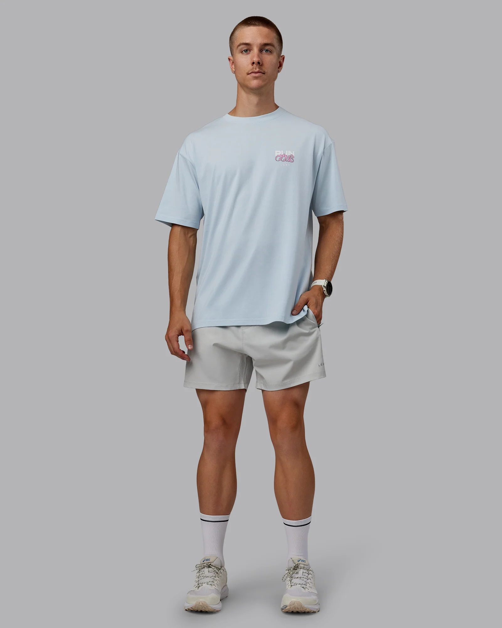 Gone Running FLXCotton Oversize Tee - Skyride-Bubblegum - Image 5