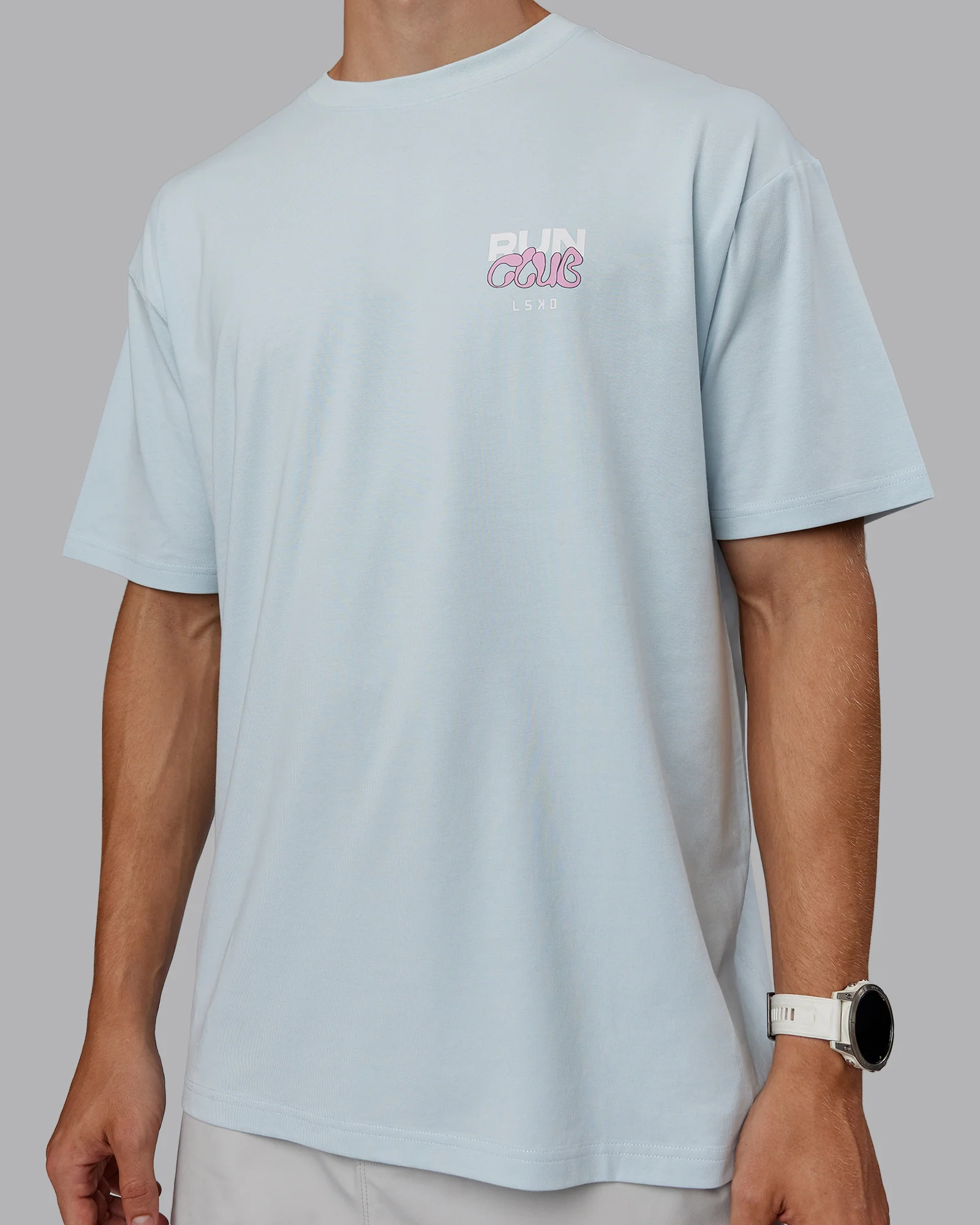 Gone Running FLXCotton Oversize Tee - Skyride-Bubblegum - Image 8