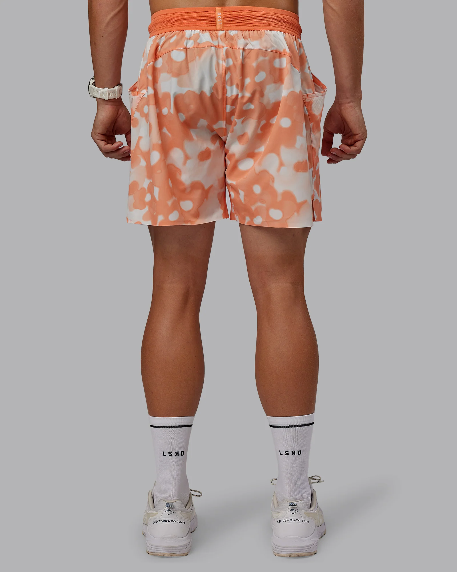 Grand Slam 6" Short - Wildflower Cantaloupe - Image 4