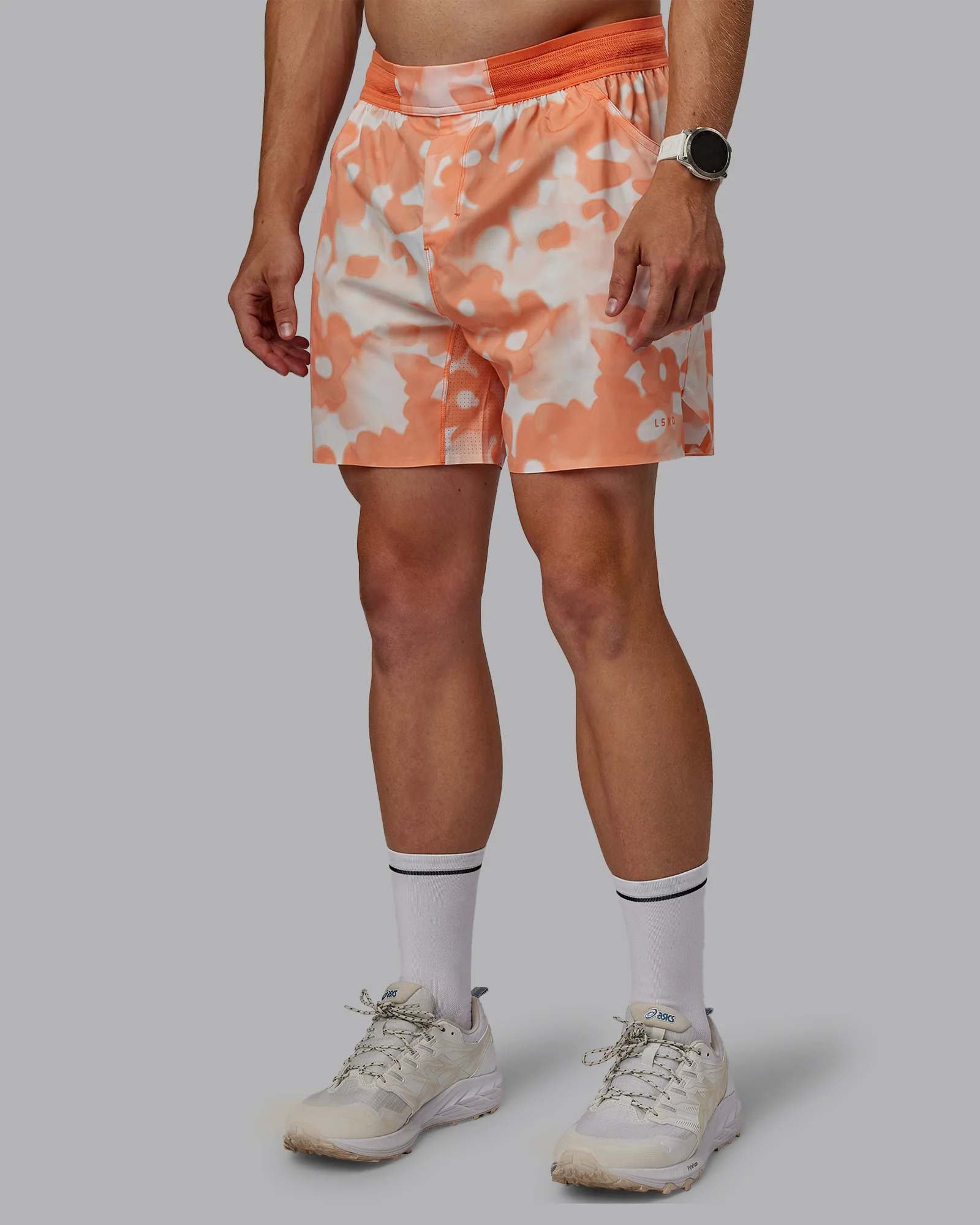 Grand Slam 6" Short - Wildflower Cantaloupe - Image 6