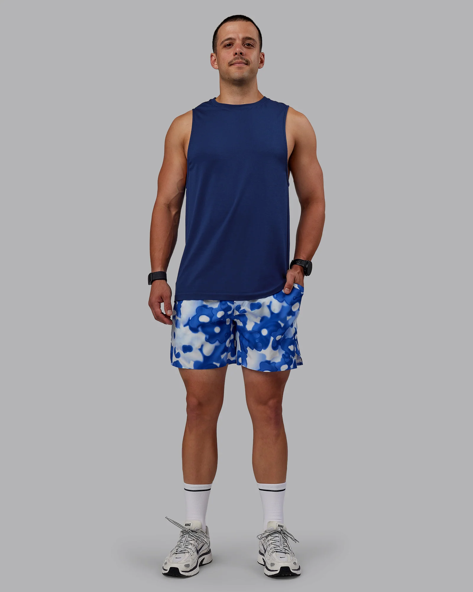 Grand Slam 6" Short - Wildflower Midnight Blue - Image 8
