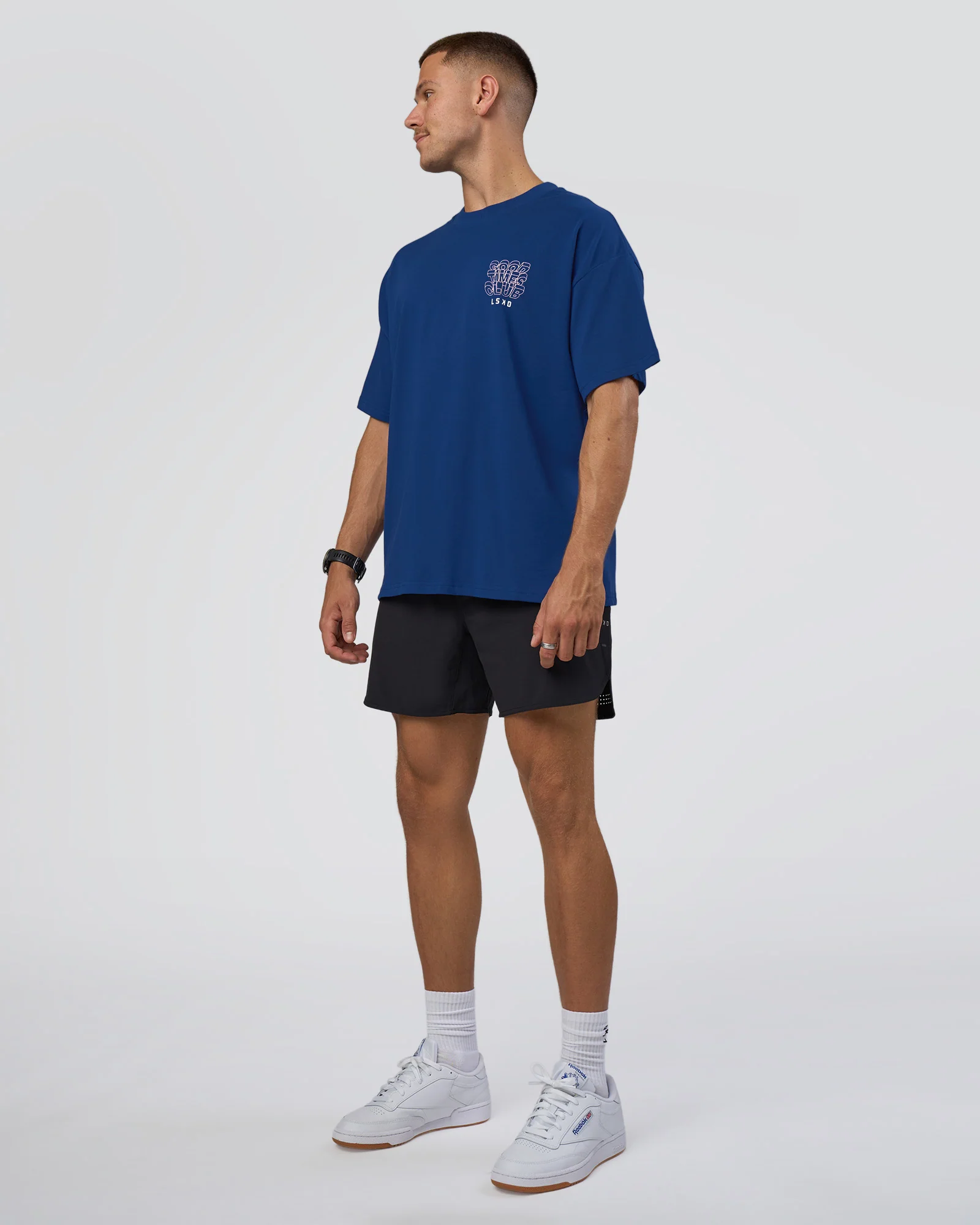 GTC Heavyweight Oversized Tee - Washed Midnight Blue-Marsh - Image 10