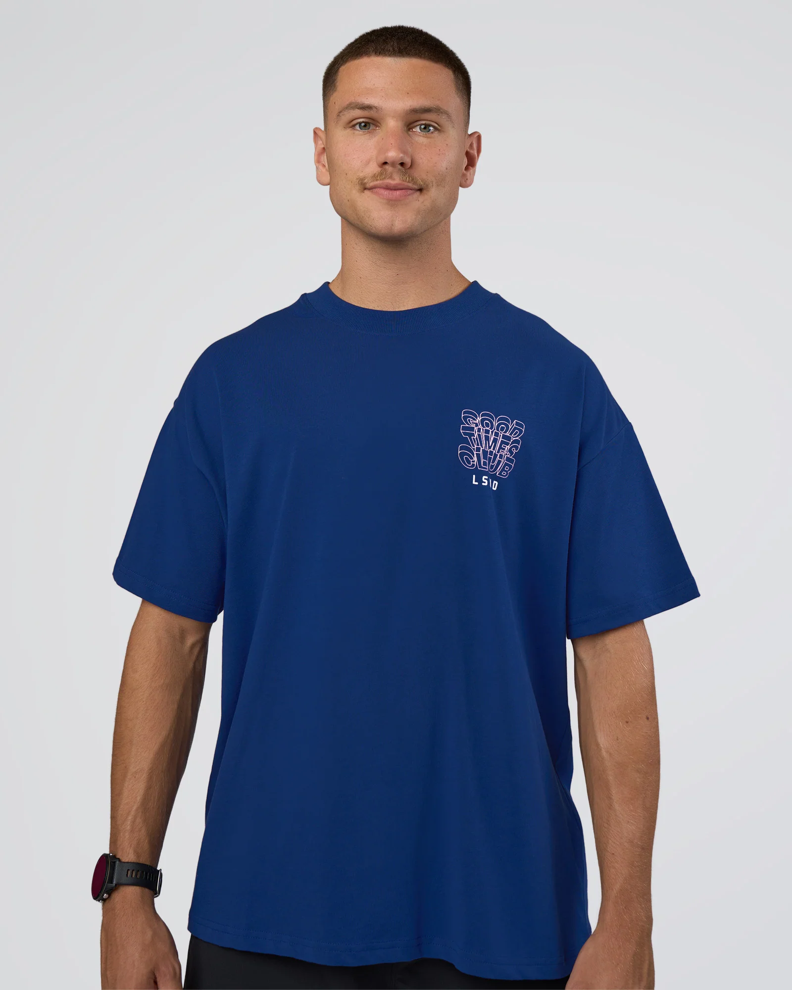 GTC Heavyweight Oversized Tee - Washed Midnight Blue-Marsh - Image 12