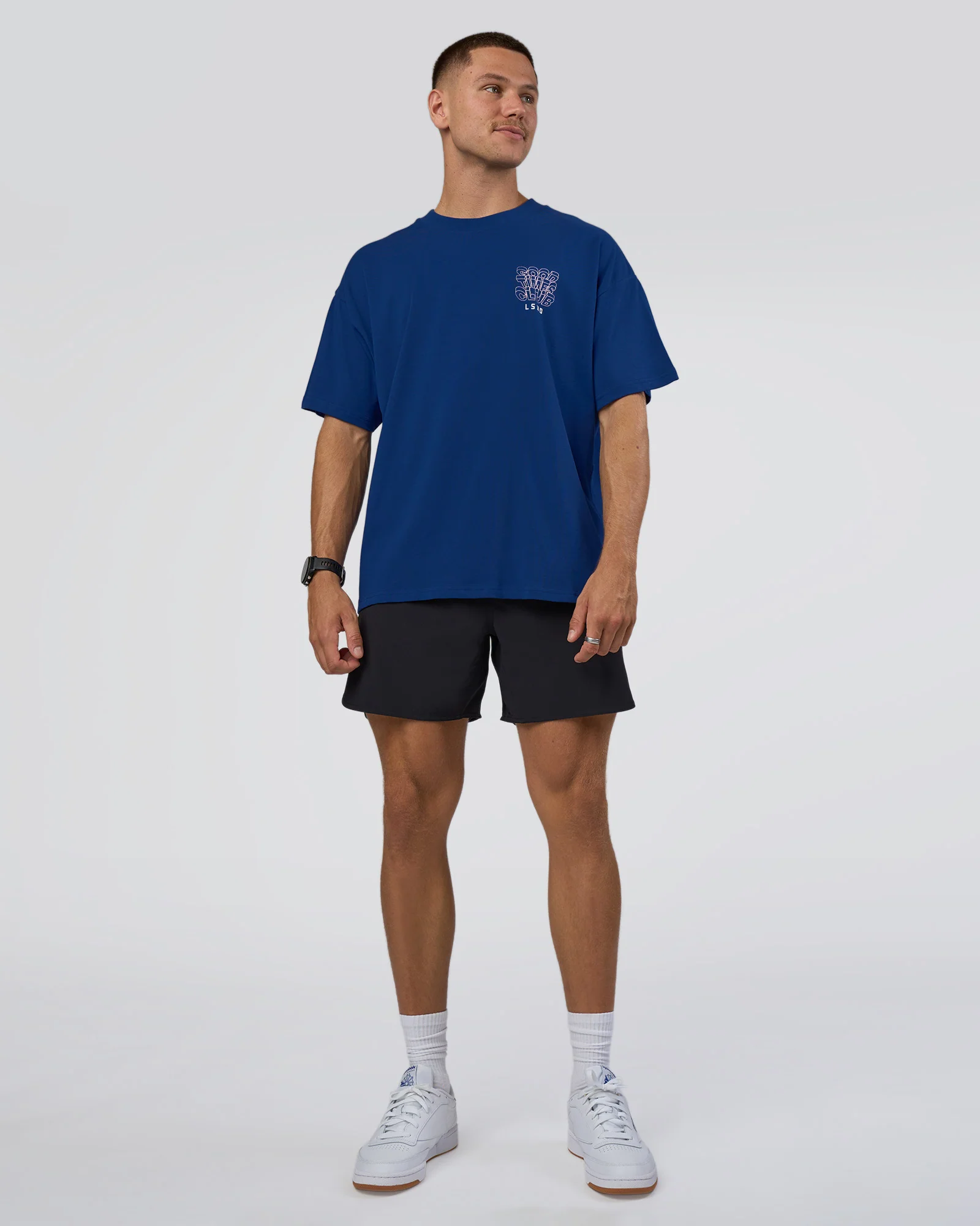 GTC Heavyweight Oversized Tee - Washed Midnight Blue-Marsh - Image 3