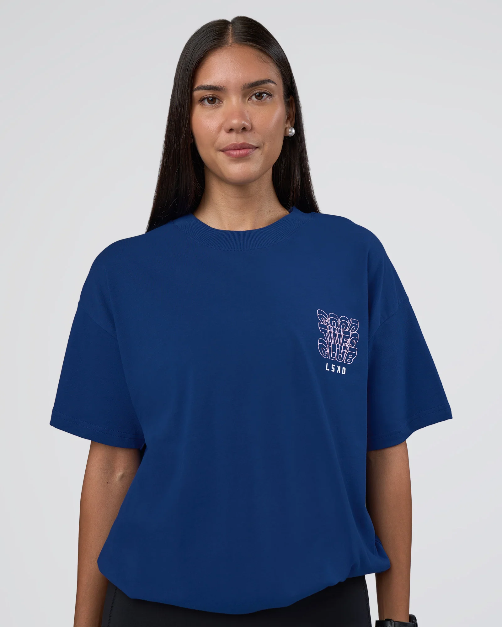 GTC Heavyweight Oversized Tee - Washed Midnight Blue-Marsh - Image 5