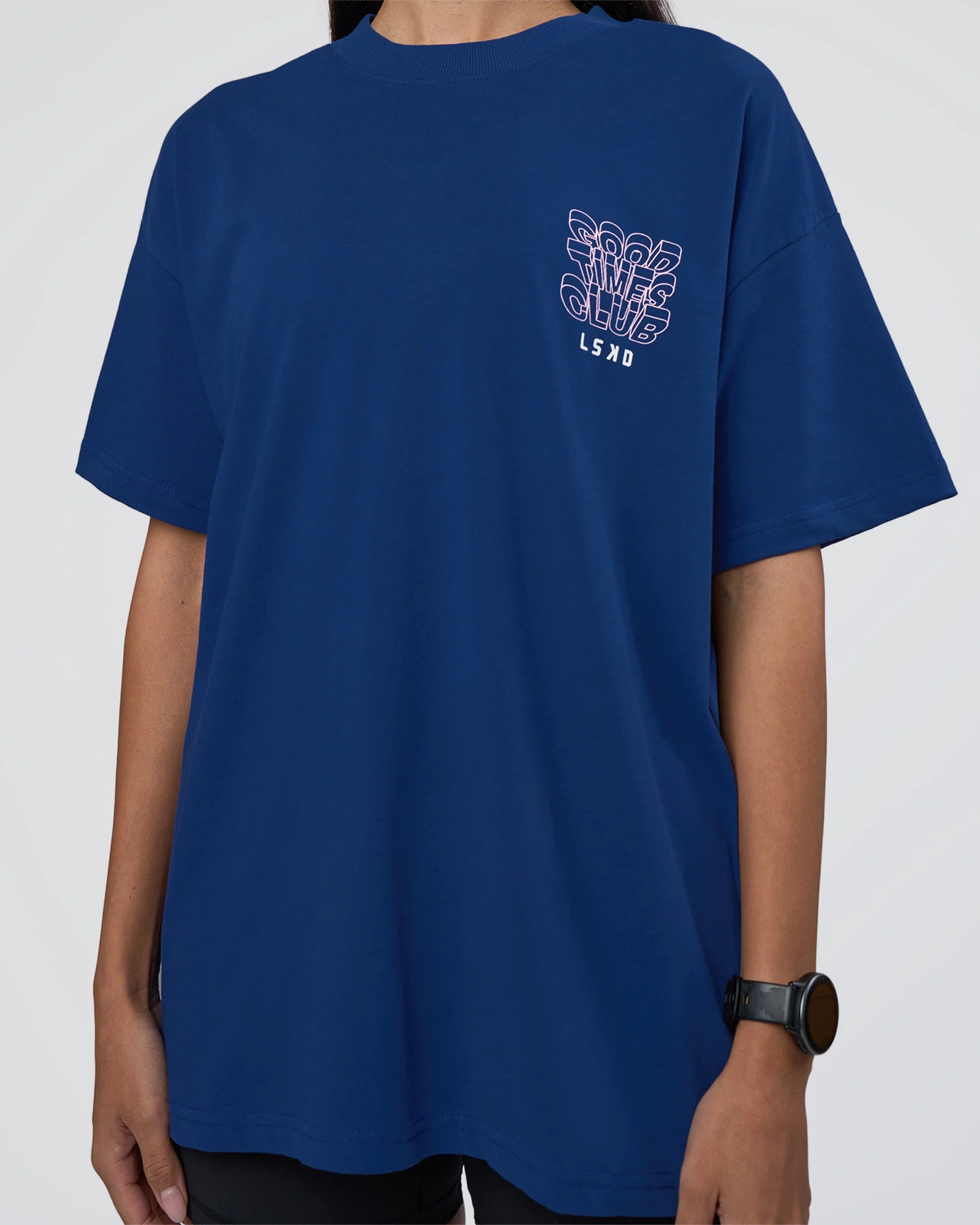 GTC Heavyweight Oversized Tee - Washed Midnight Blue-Marsh - Image 8