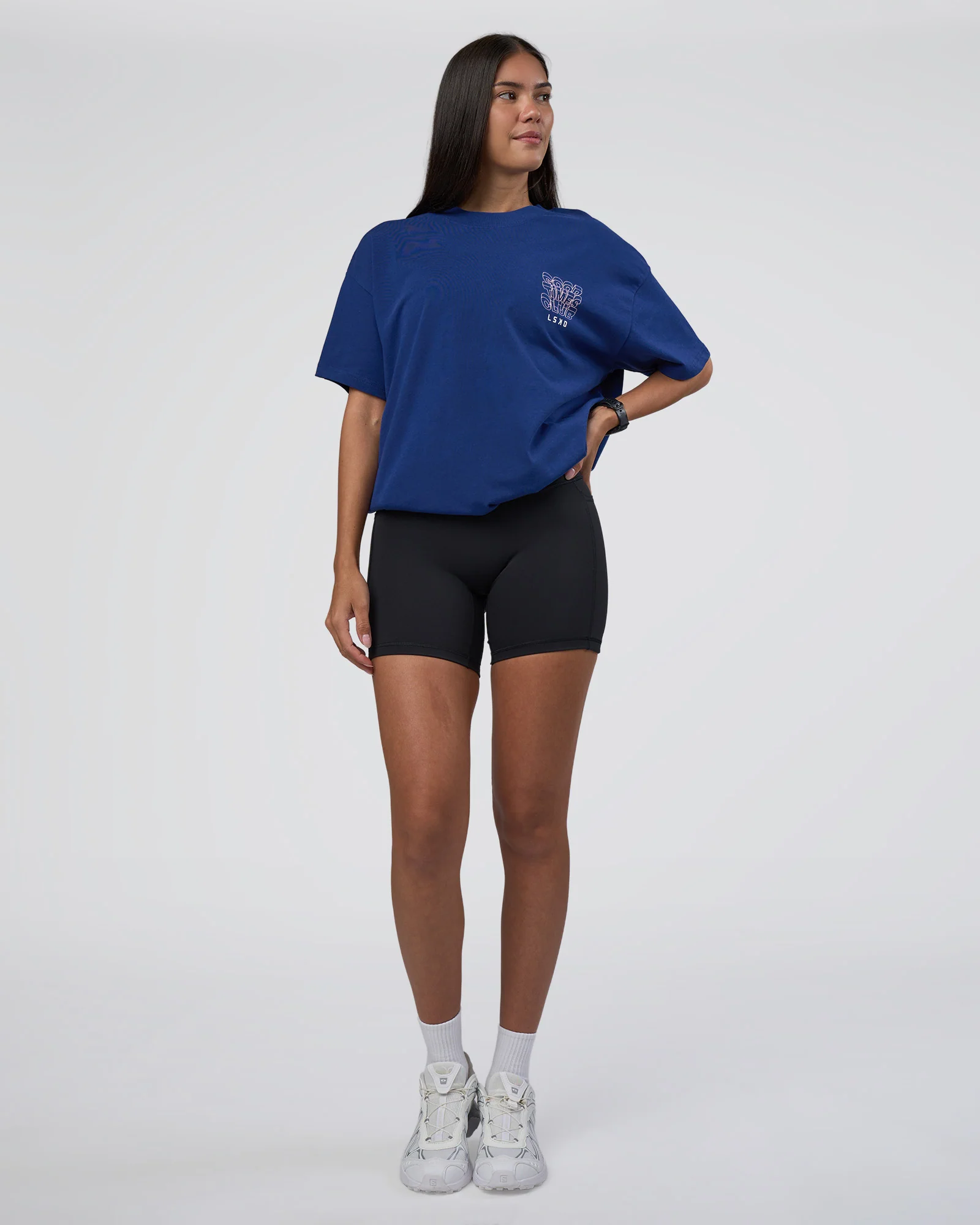 GTC Heavyweight Oversized Tee - Washed Midnight Blue-Marsh - Image 9