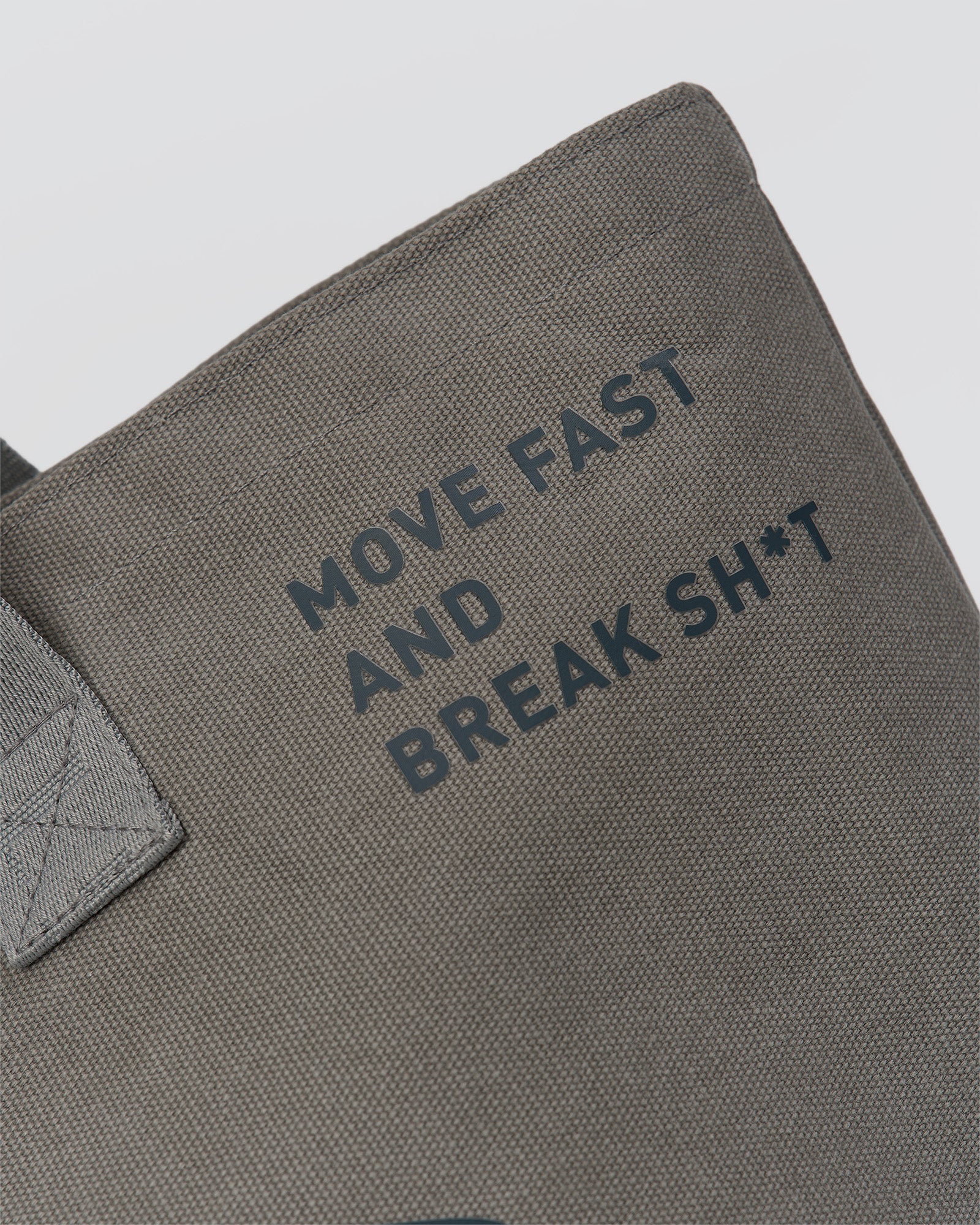 Hold It All Canvas Tote - Circular Grey-Values - Image 10