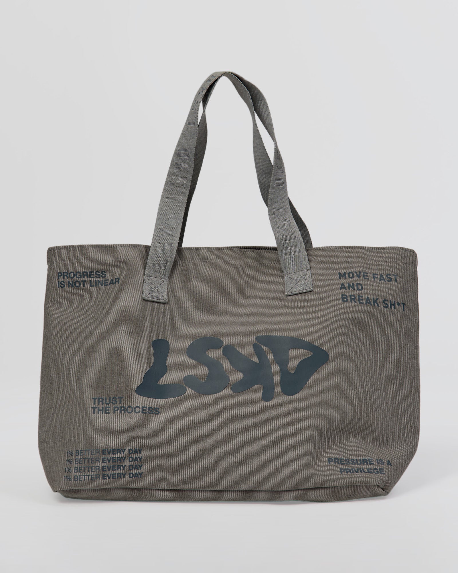 Hold It All Canvas Tote - Circular Grey-Values - Image 7