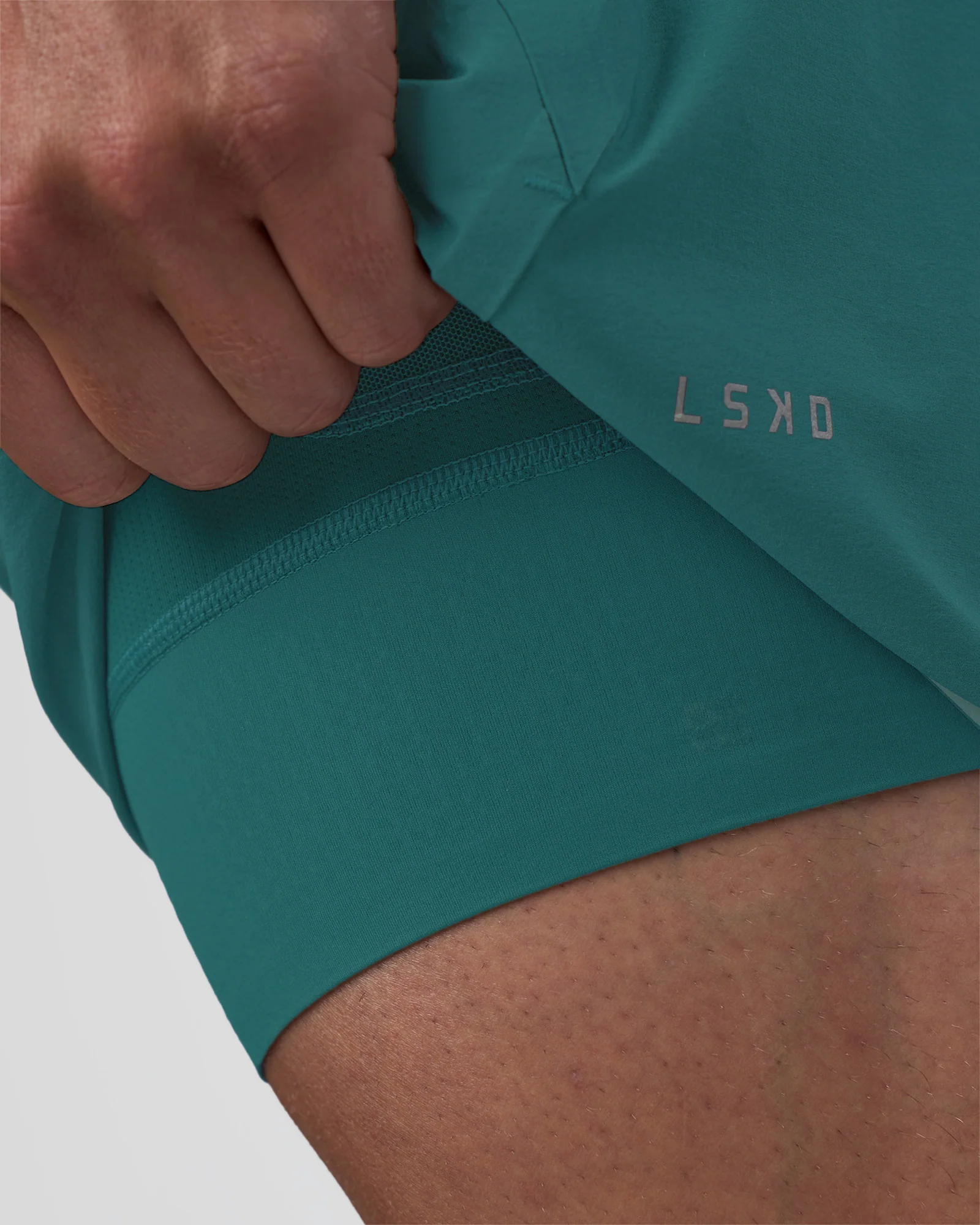 Hybrid Lined 5" Short - Transformative Teal - Image 2