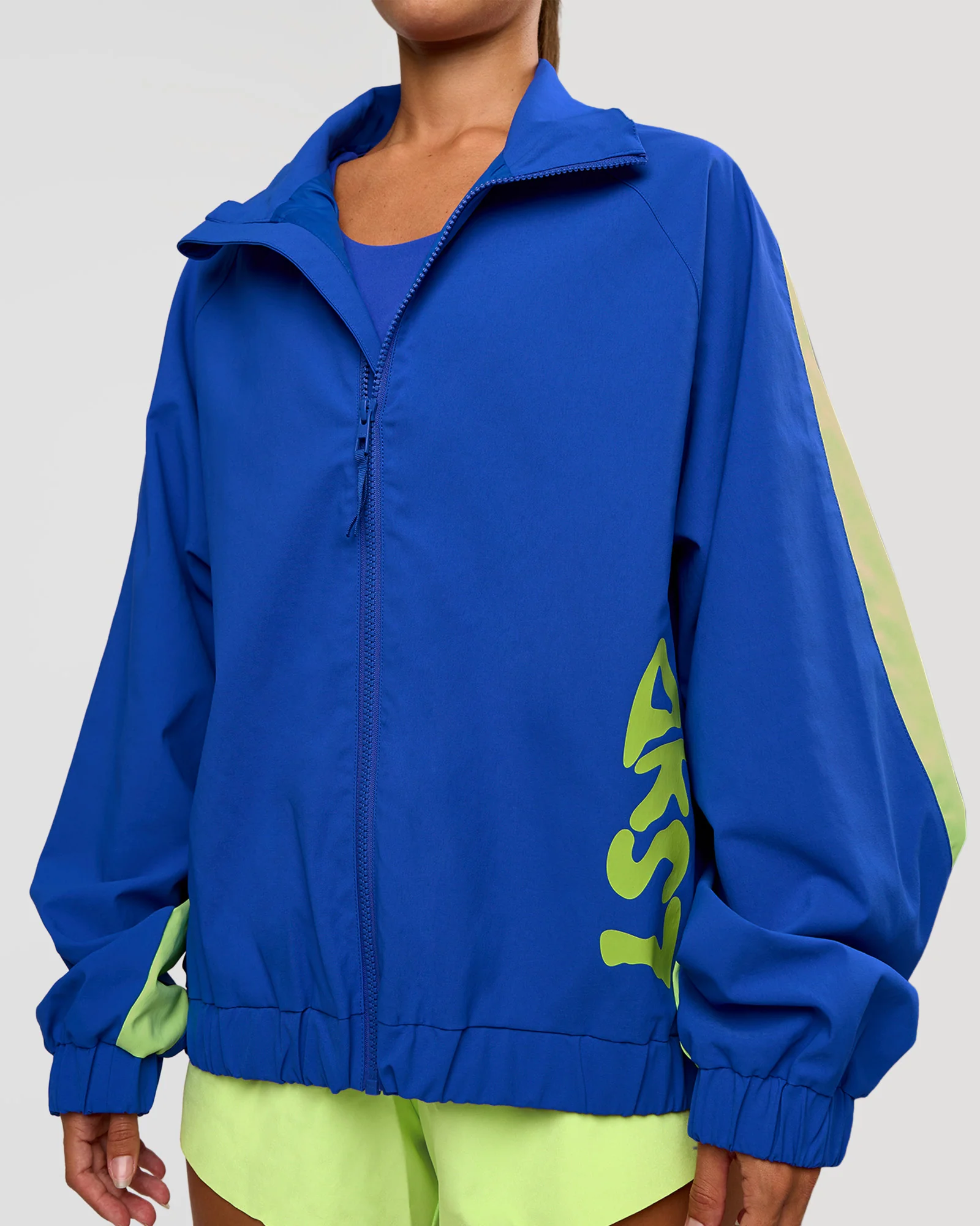 Hype Oversized Track Jacket - Electric Indigo - Image 11