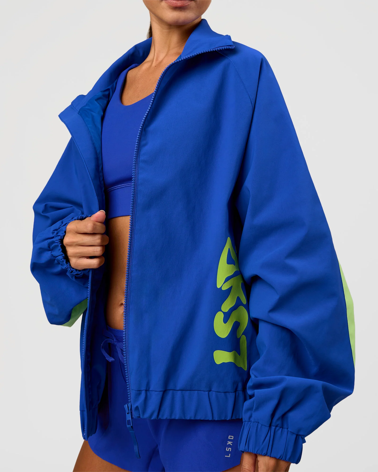 Hype Oversized Track Jacket - Electric Indigo - Image 9