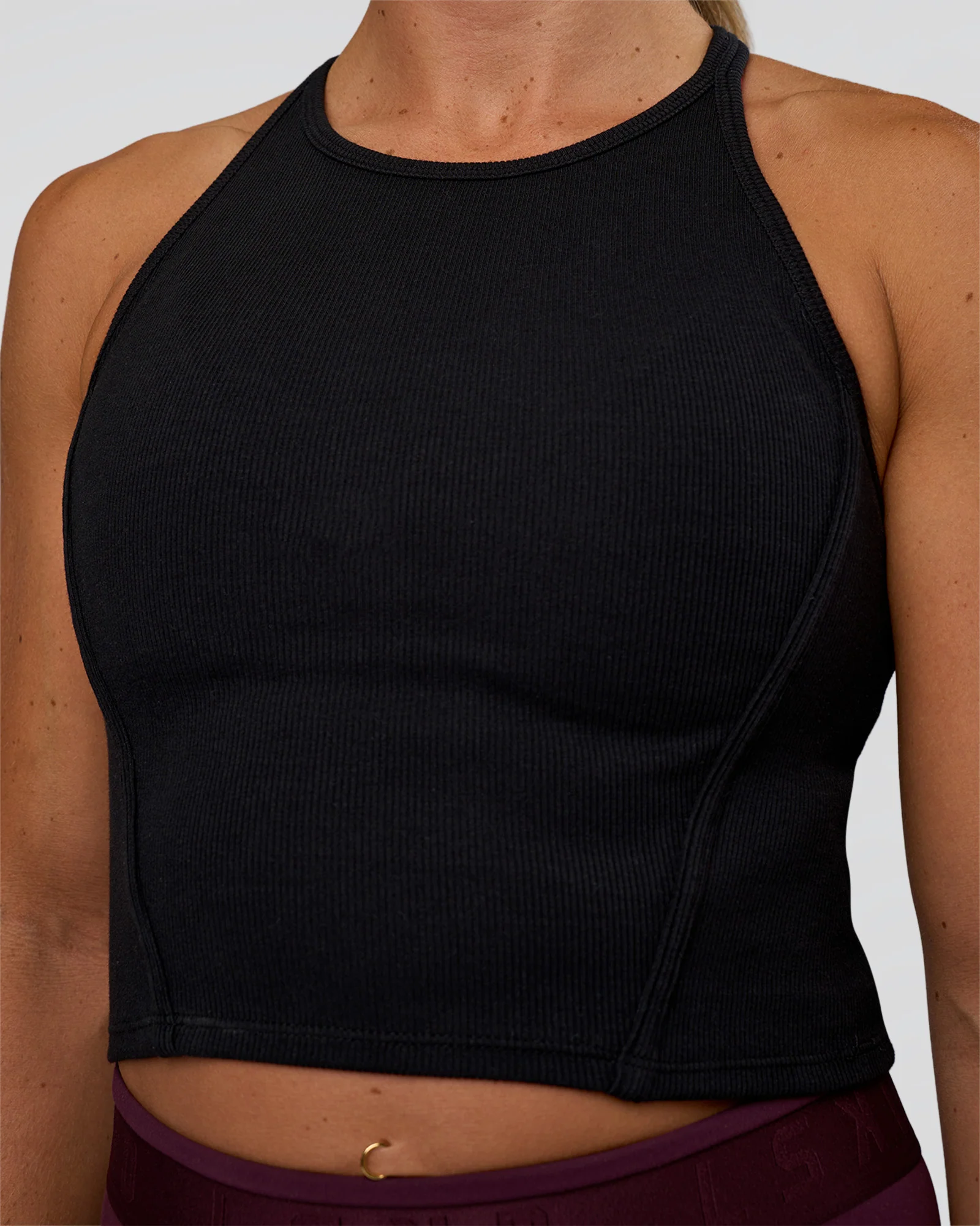 Ignite High Neck Tank - Black - Image 5