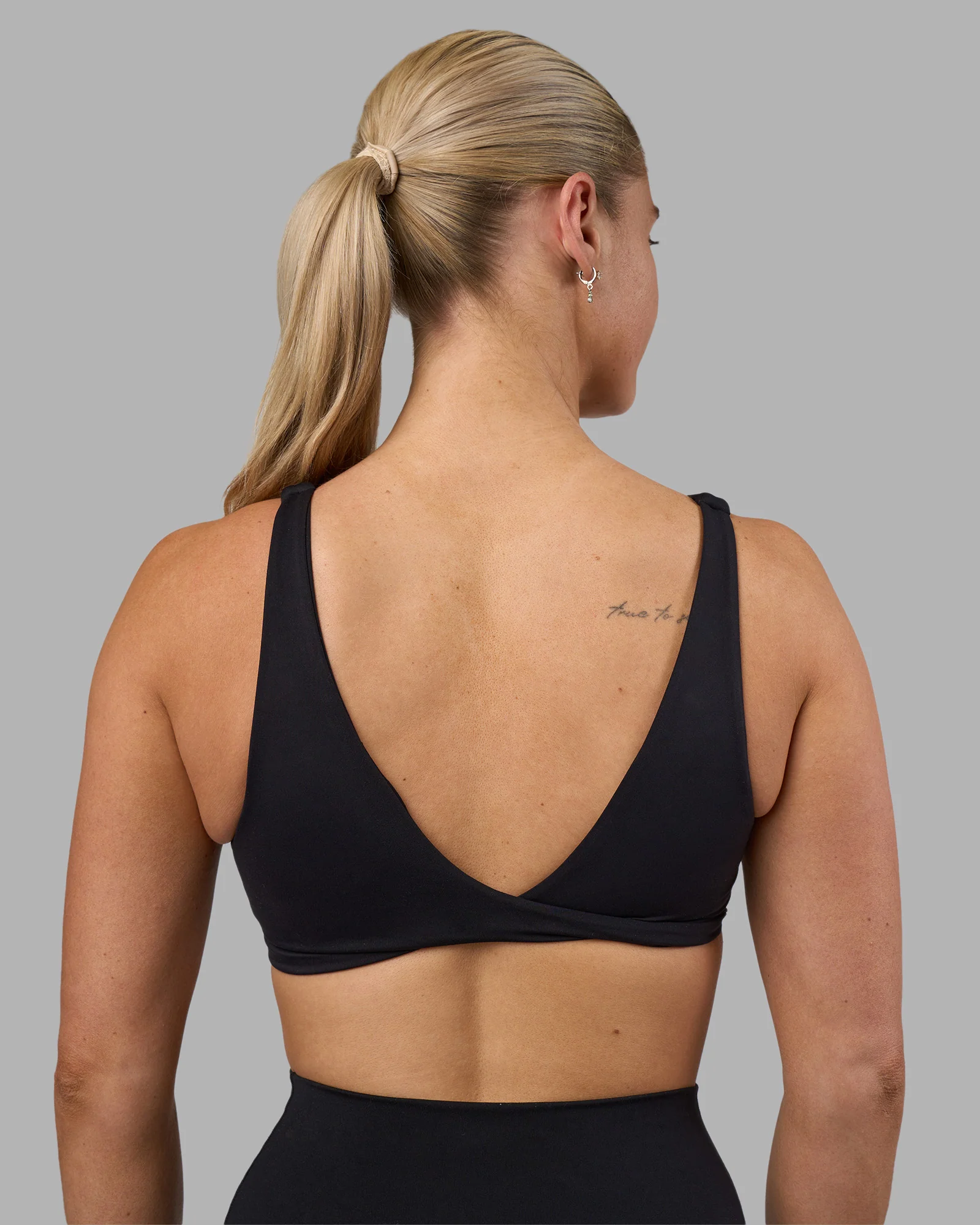 Impulse Reversible Sports Bra - Black - Image 6